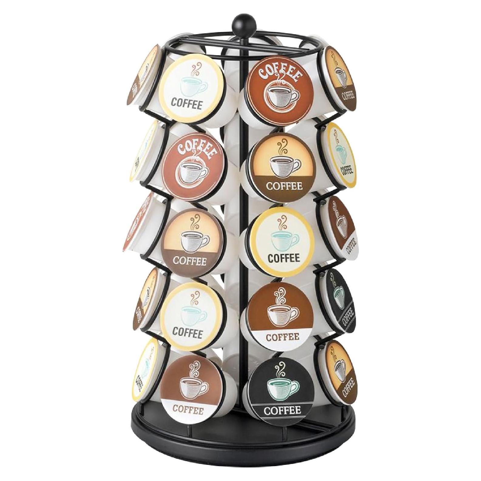 Soporte Giratorio para K Cup Nifty - Organizador Negro 35 Cápsulas