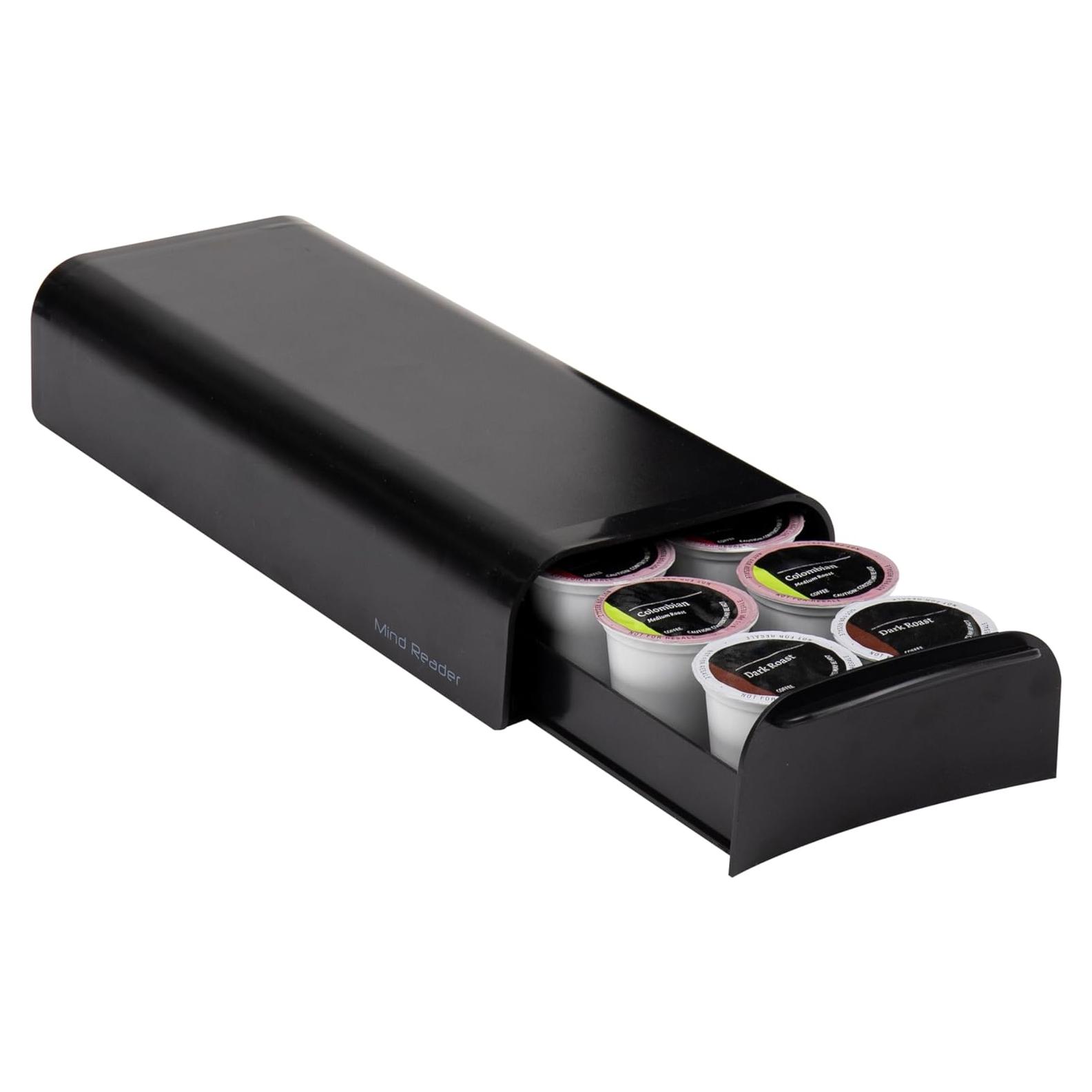 Cajón Organizador de Cápsulas de Café Mind Reader Negro 12 Unidades