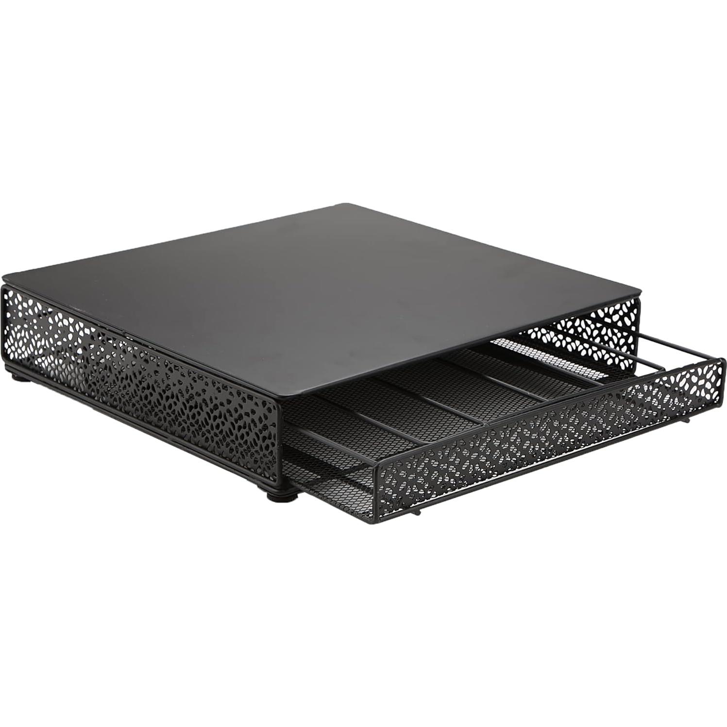 Organizador de Cápsulas de Café Mind Reader 36 Capacidad Metal Negro