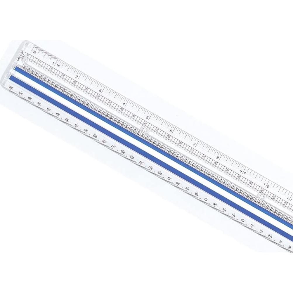 Regla de Aumento Westcott 30.48 cm Transparente 14125