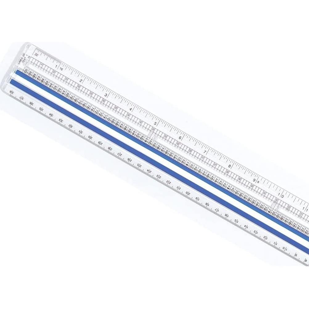 Regla de Aumento Westcott 30.48 cm Transparente 14125