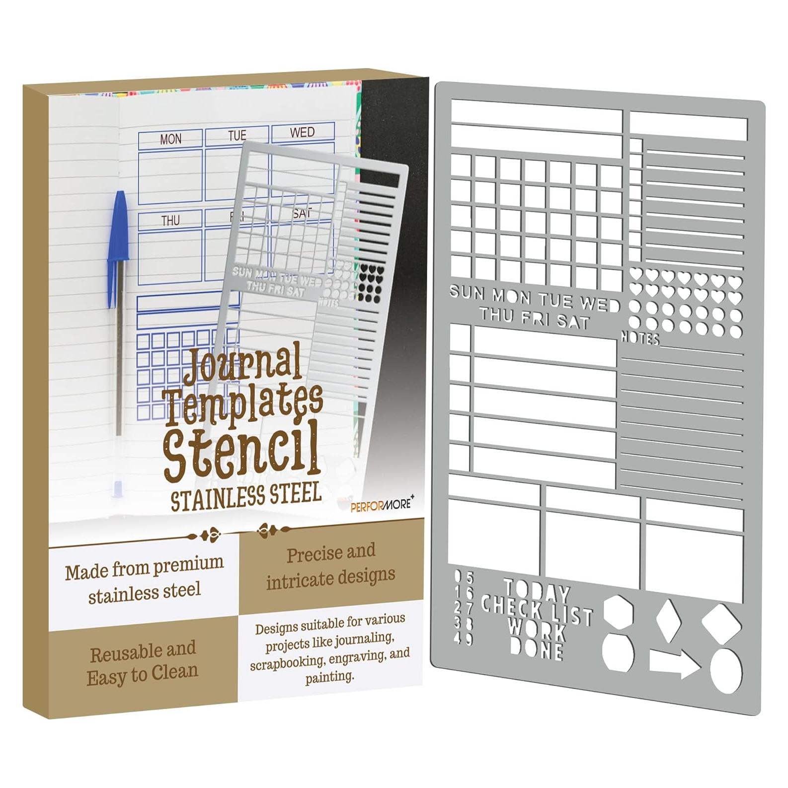 Plantilla de Acero Inoxidable Performore 105mm x 180mm