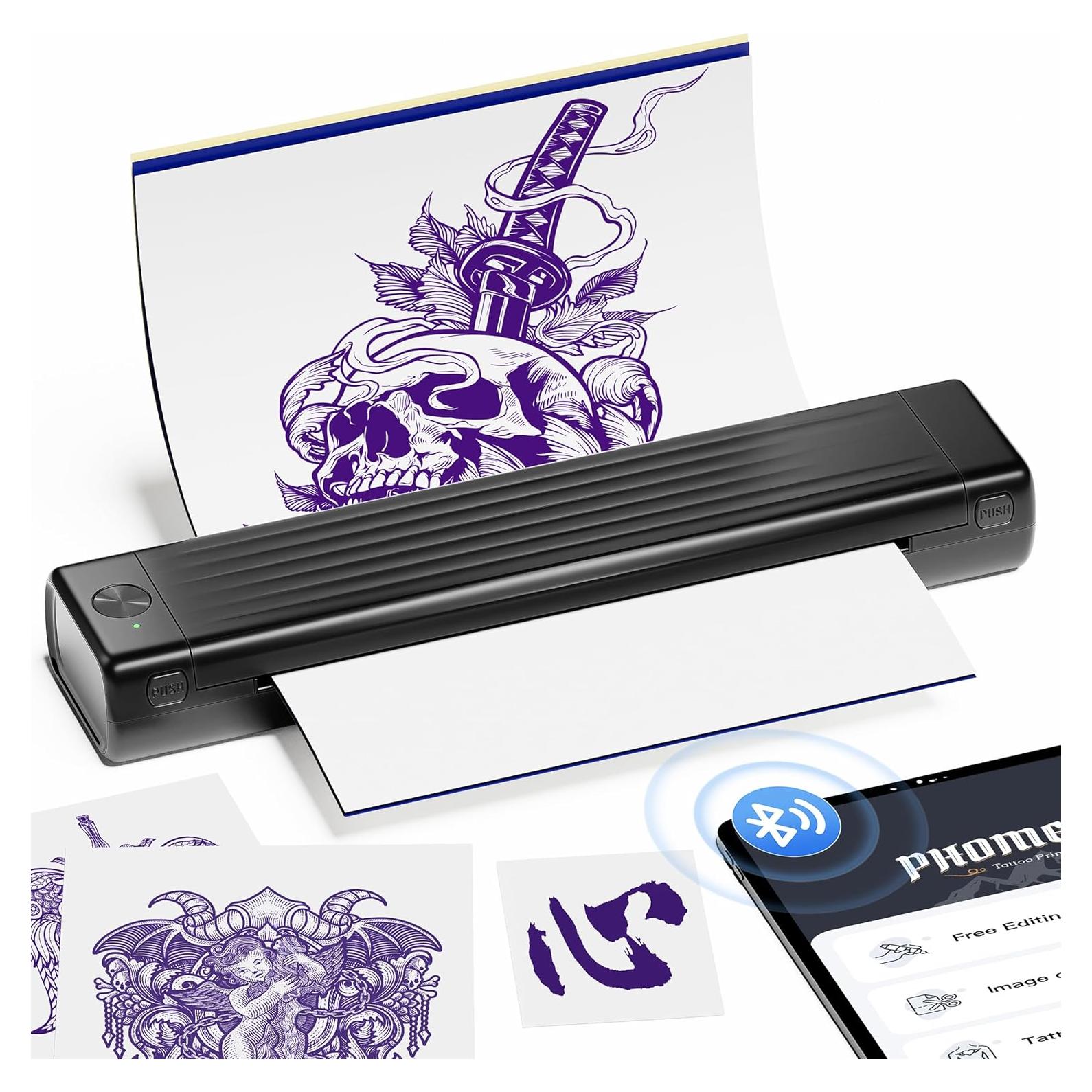 Impresora de Plantillas de Tatuaje Itari A886 Inalámbrica 2025