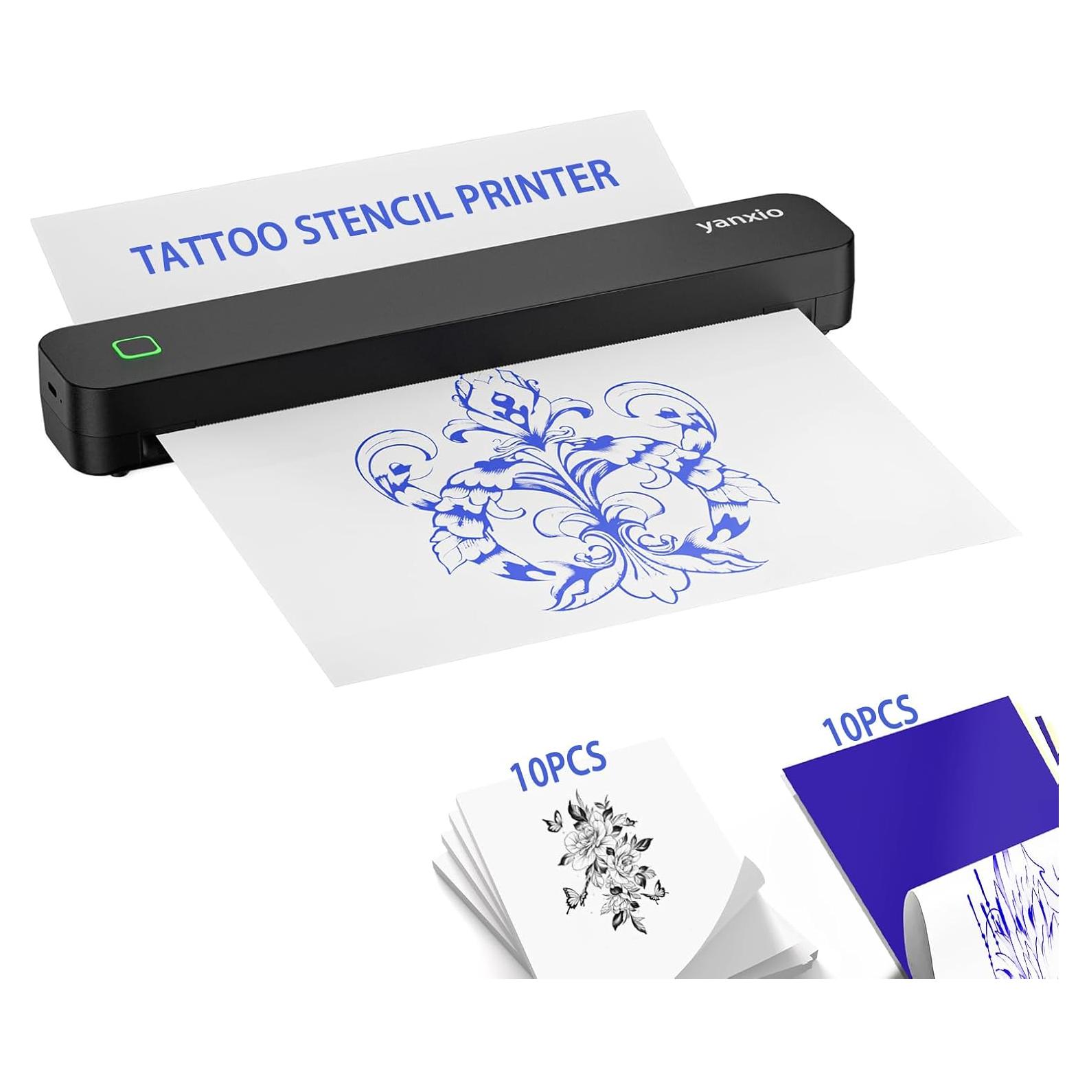 Impresora Térmica de Tatuajes Yanxio C80S Inalámbrica A4