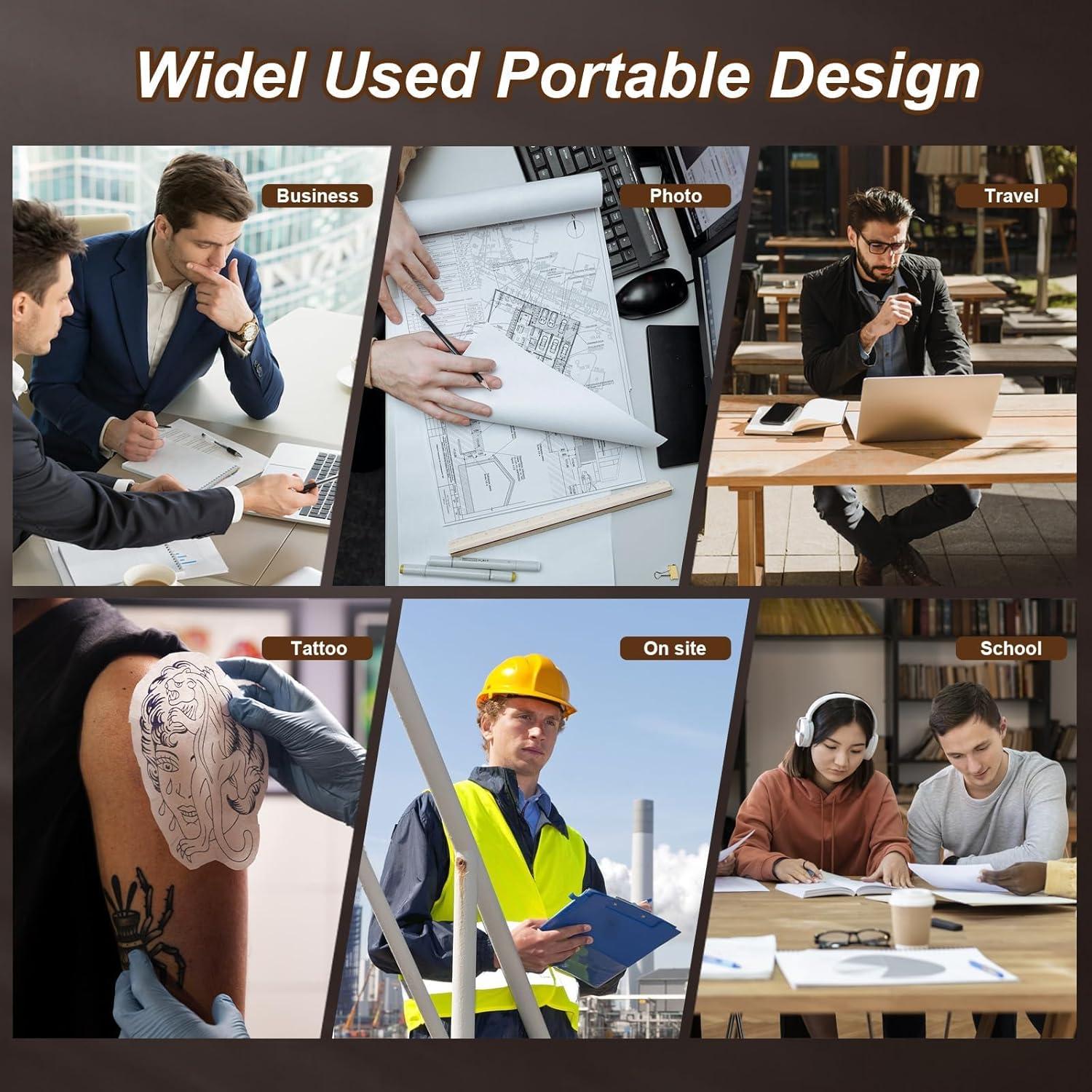 Impresora Térmica Portátil NULLTONEX C80 Bluetooth A4 A5