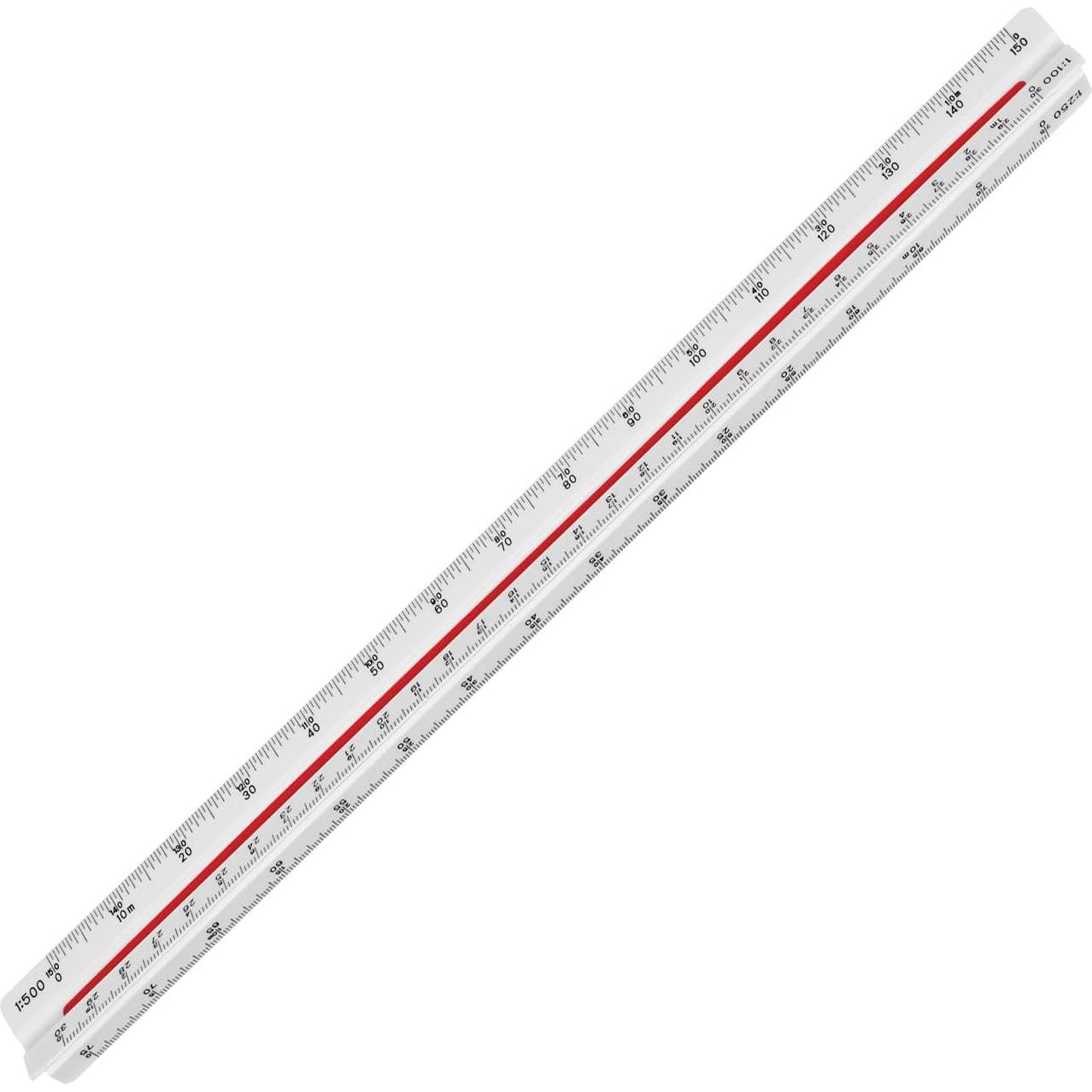 Regla de Escala Triangular STAEDTLER 30.48cm 6 Escalas Codificadas