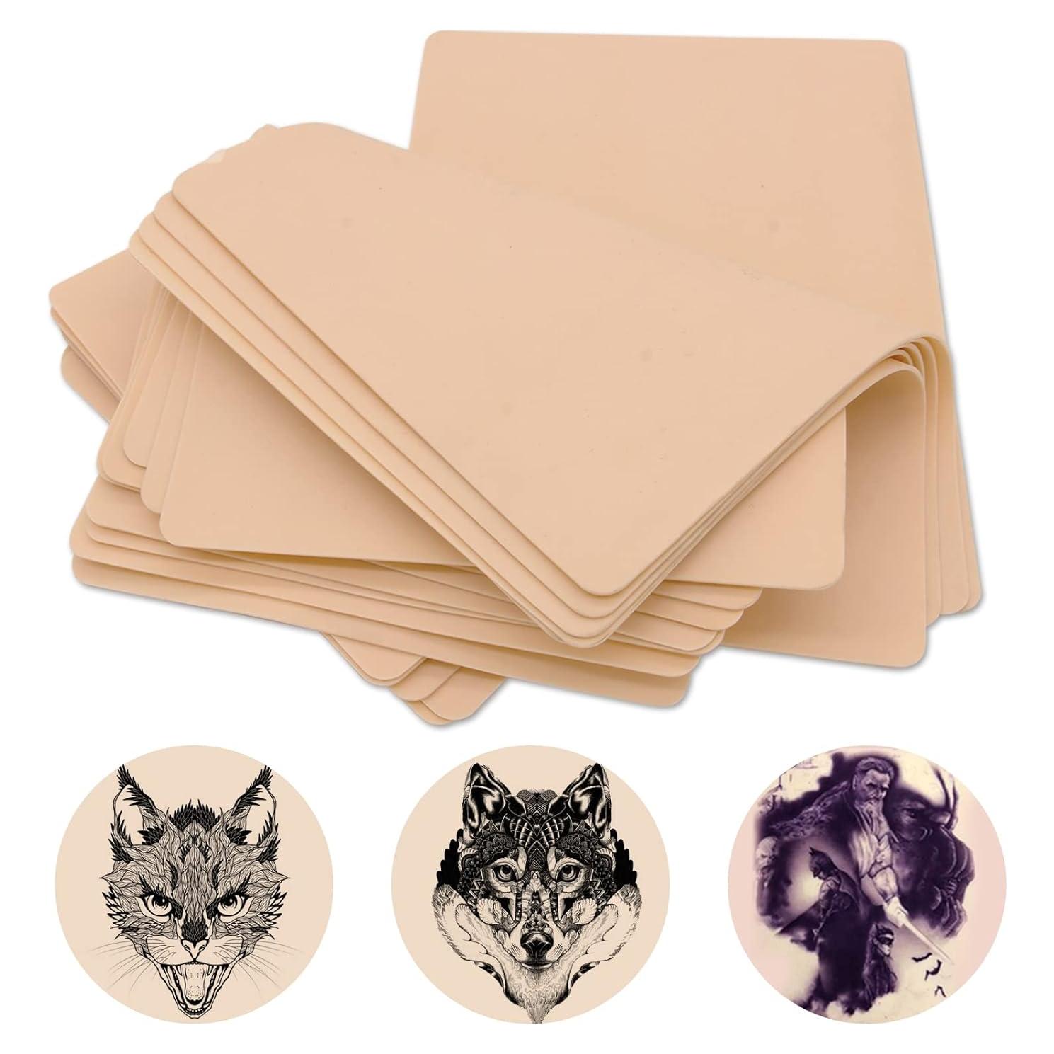 Piel de Práctica de Tatuaje Rayyl 5 Piezas 18.8x14.2 cm