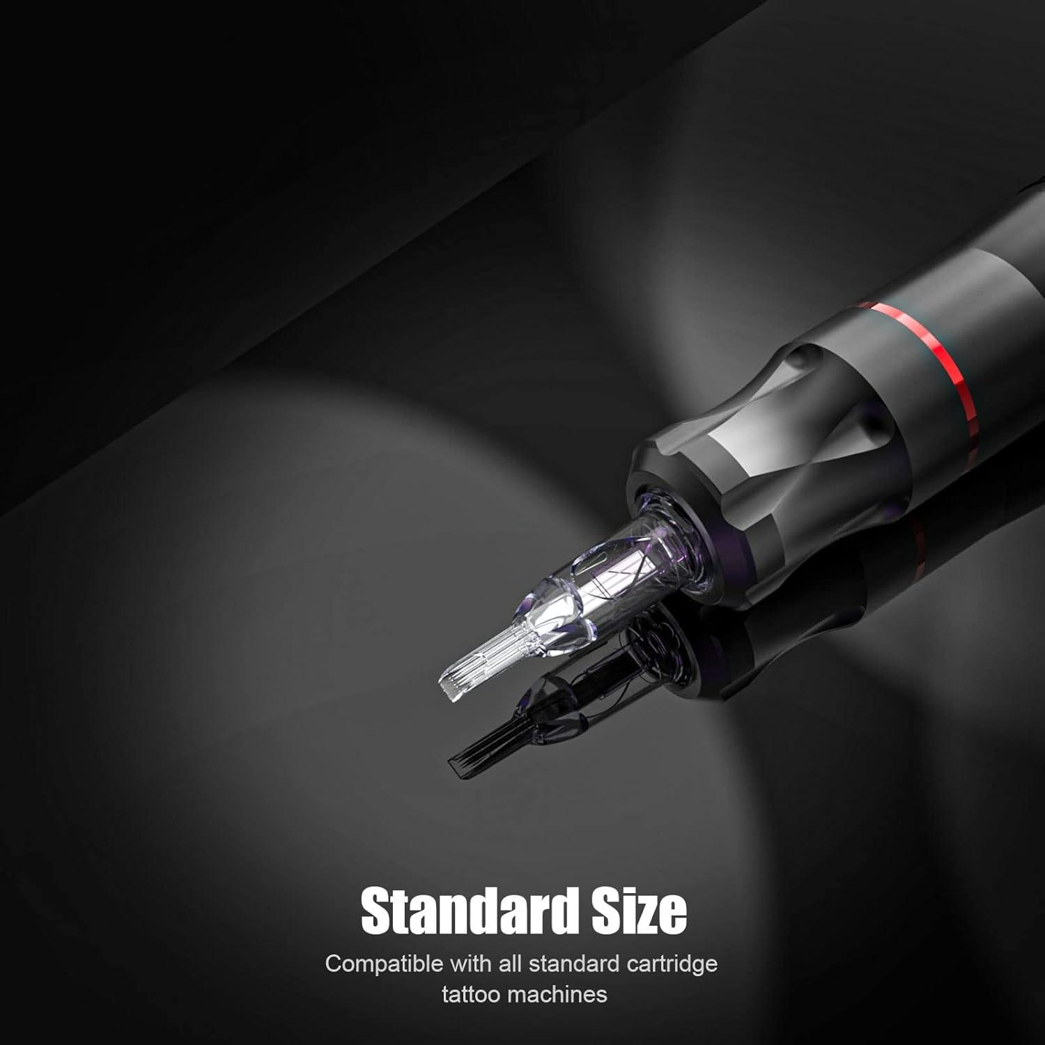 Agujas de Cartucho de Tatuaje Wormhole 20pcs Mixtas 3RL 5RL 5RM 7RM