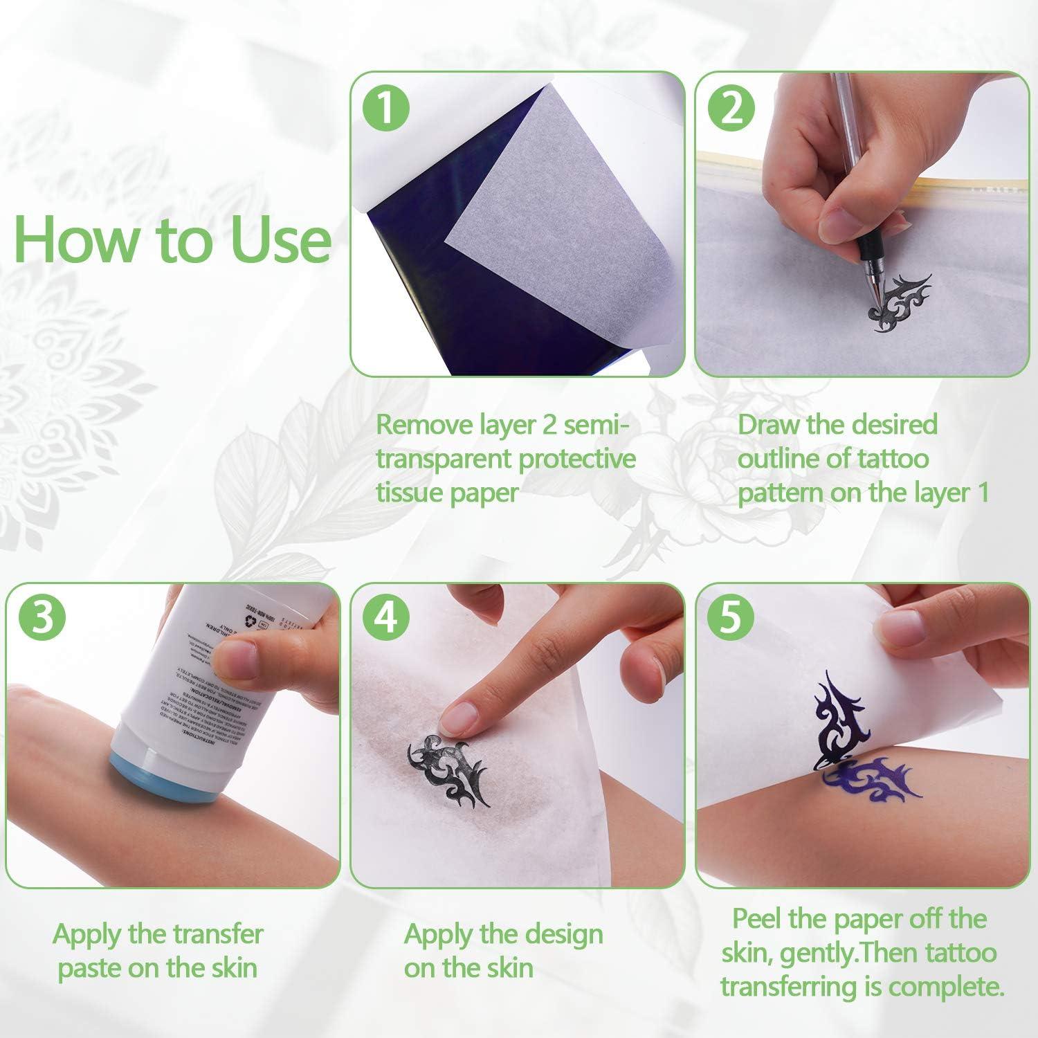 Papel de Transferencia para Tatuajes WeLiu A4 - 35 Hojas