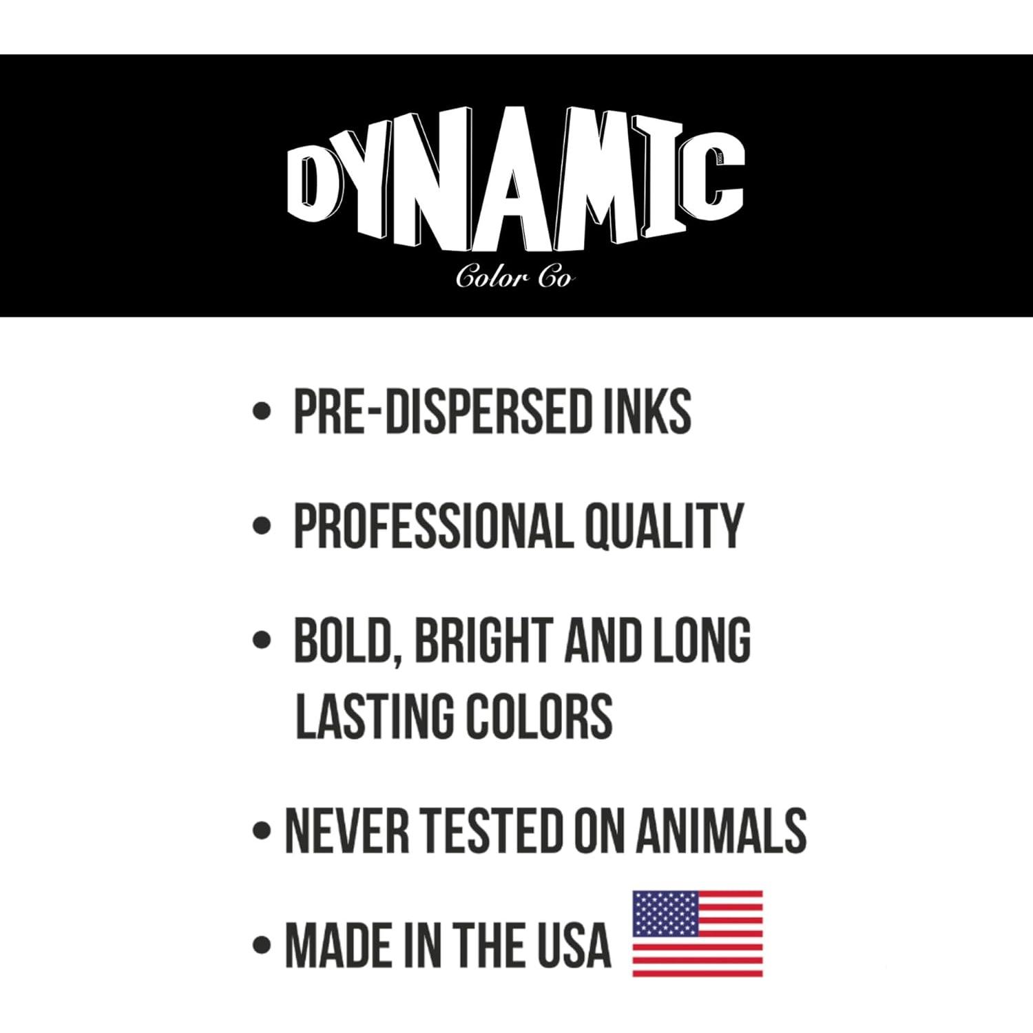 Tinta de Tatuaje Negra Dynamic Color Co 29.57 ml Profesional