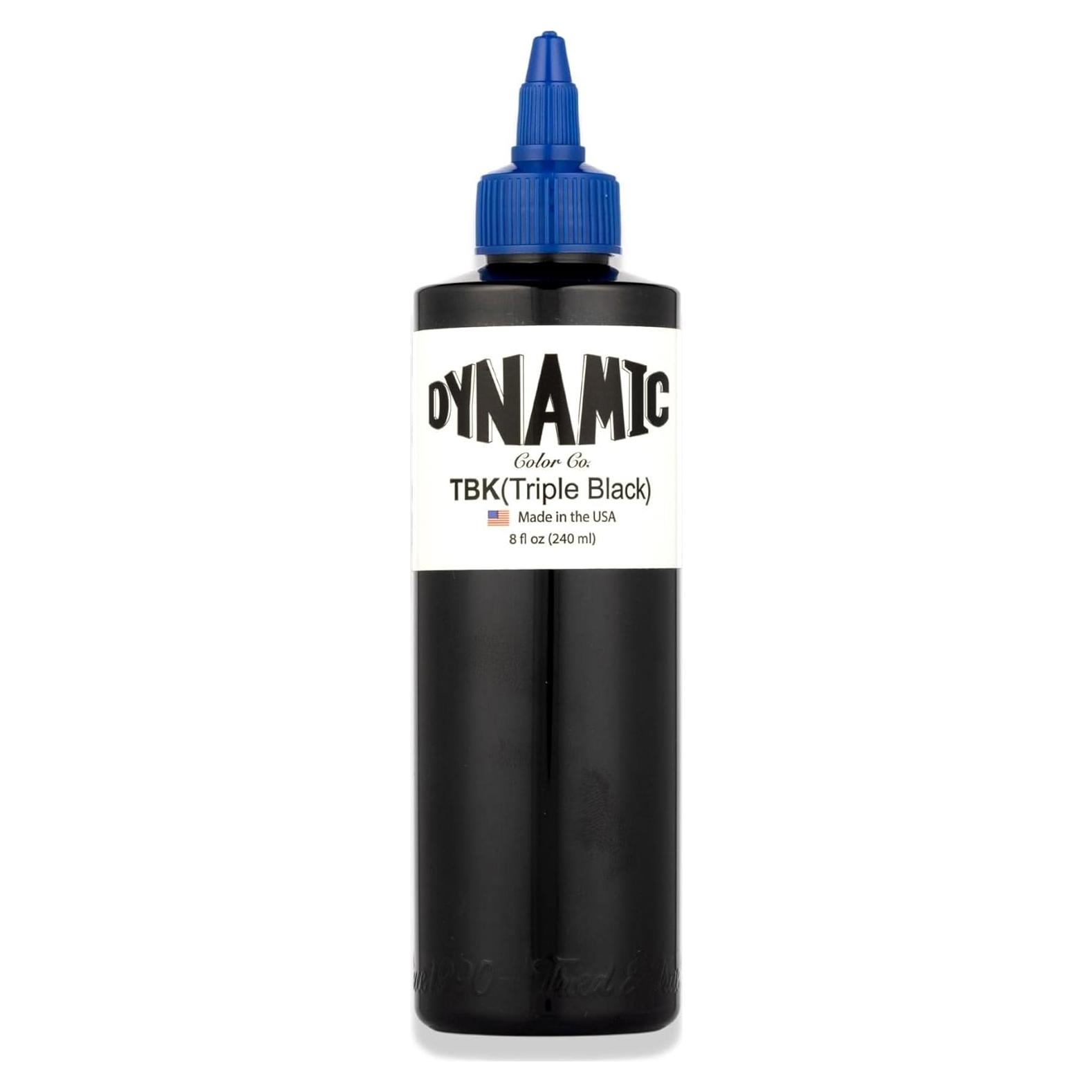 Tinta de Tatuaje Triple Negra Dynamic Color Co 240 ml