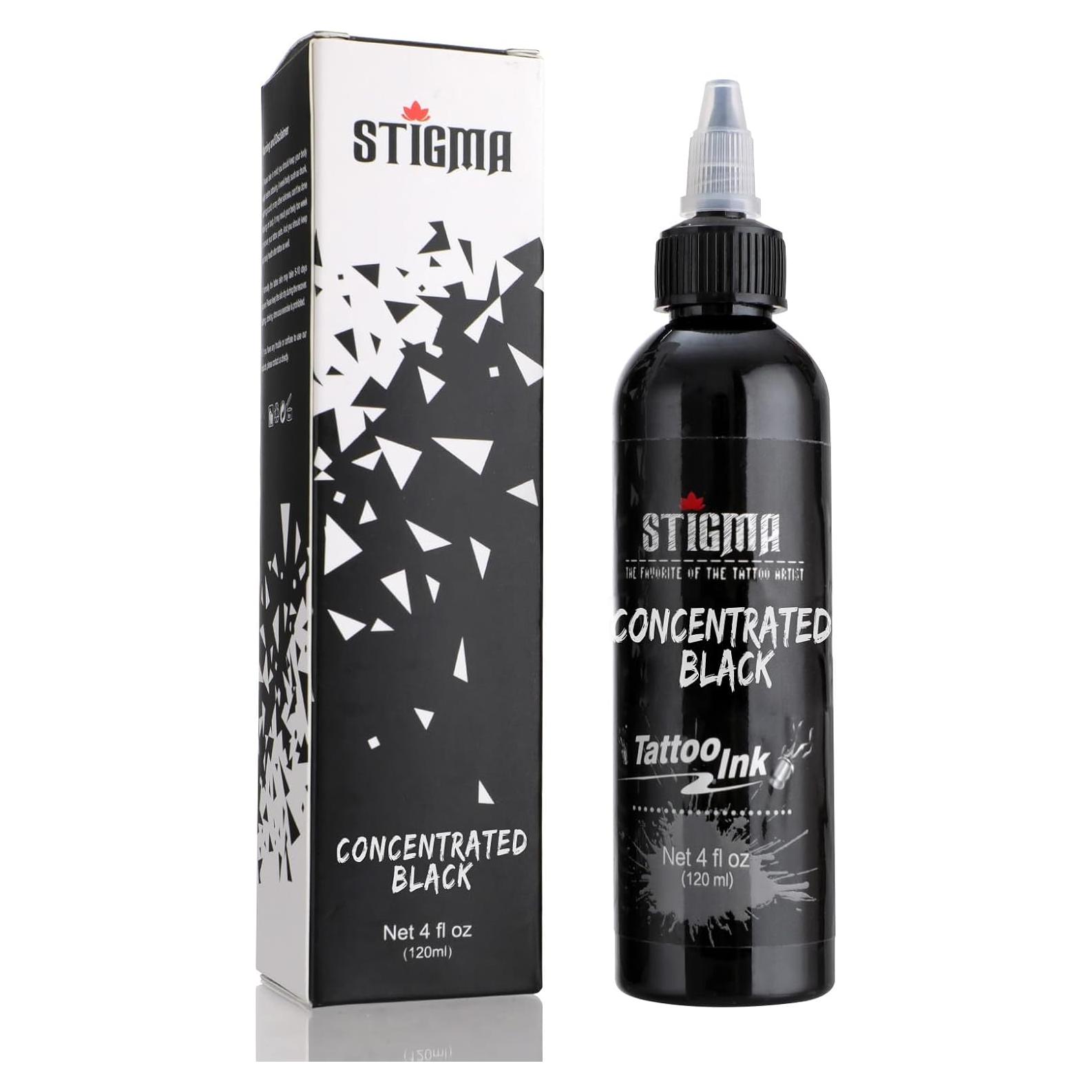 Tinta para Tatuajes STIGMA Negra 120ml Lining Profesional