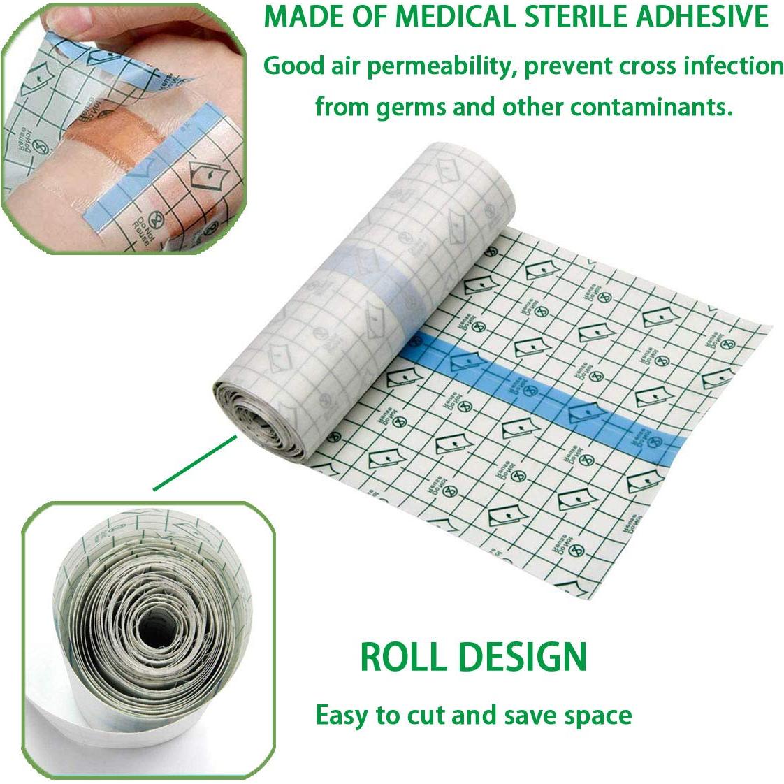 Rollo Vendaje Tatuajes Flatoedu 15.24cm x 1.83m Impermeable