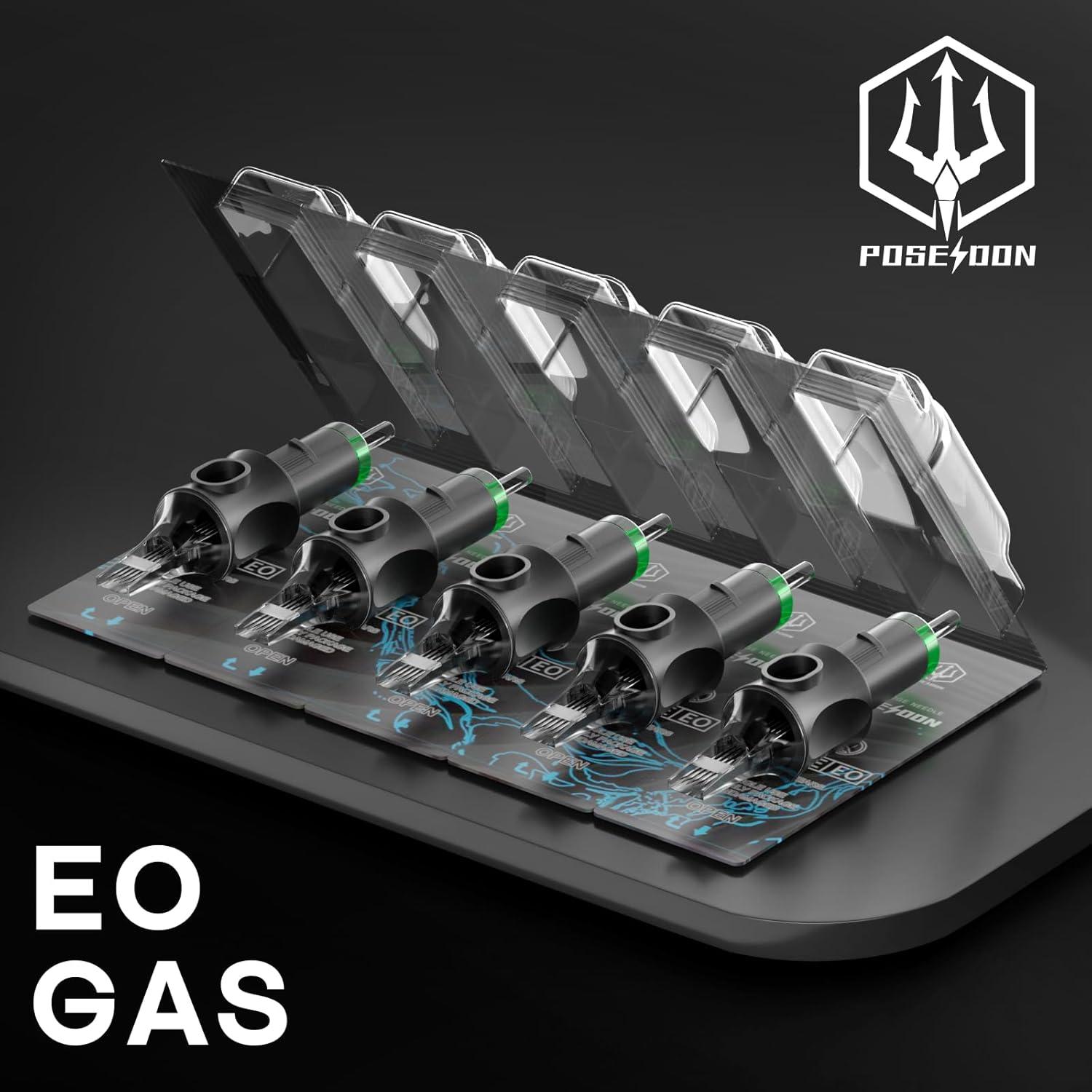 Agujas de Cartucho para Tatuaje Poseidon 50PCS Mixtas #12