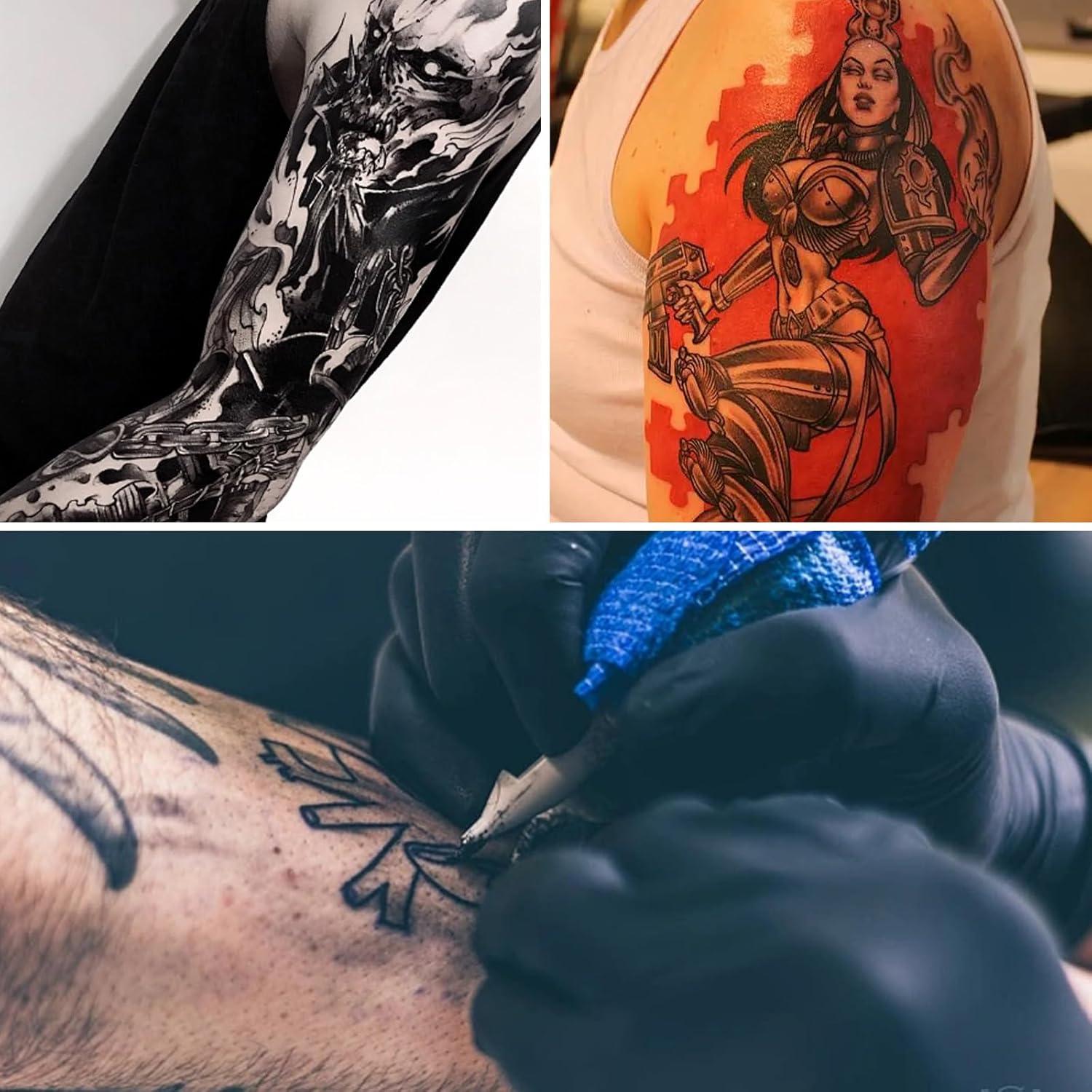 Set de Tinta para Tatuajes AYCOS - 2 Botellas 30ml Negro y Rojo