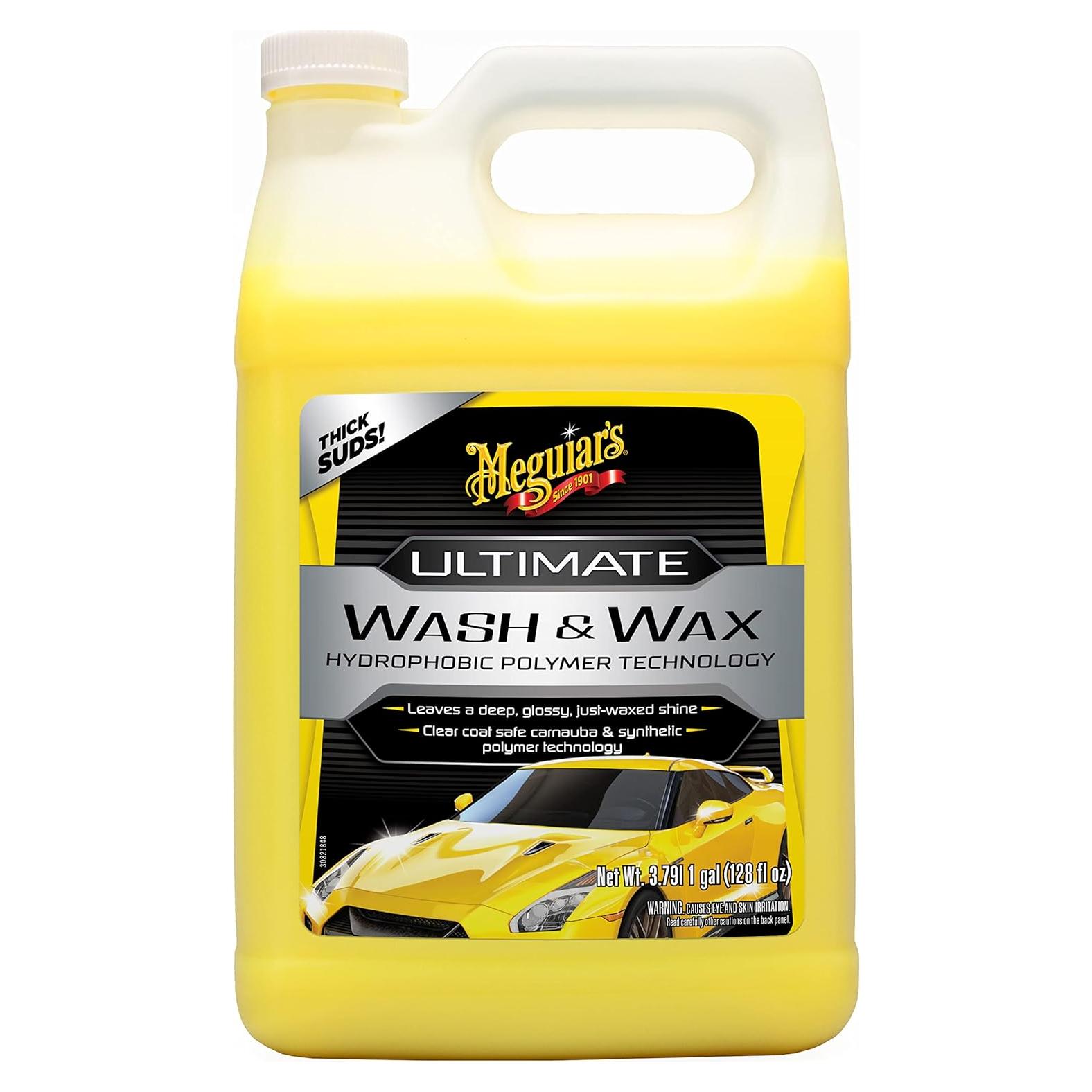 Jabón y Cera Ultimate Meguiar's 3.78L - Limpia y Brilla