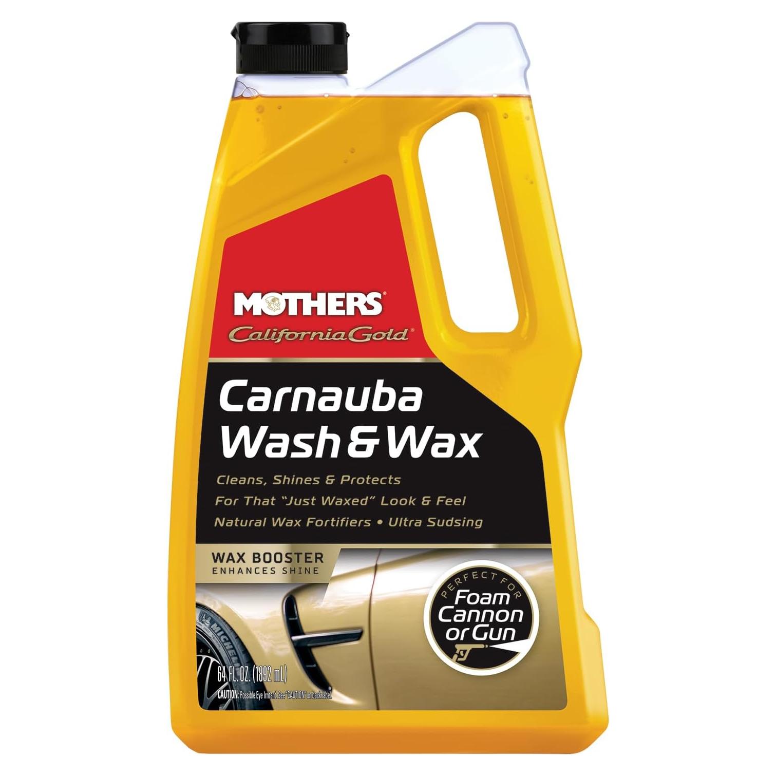 Mothers Lavado y Cera de Carnauba 1.89 L - Brillo y Protección