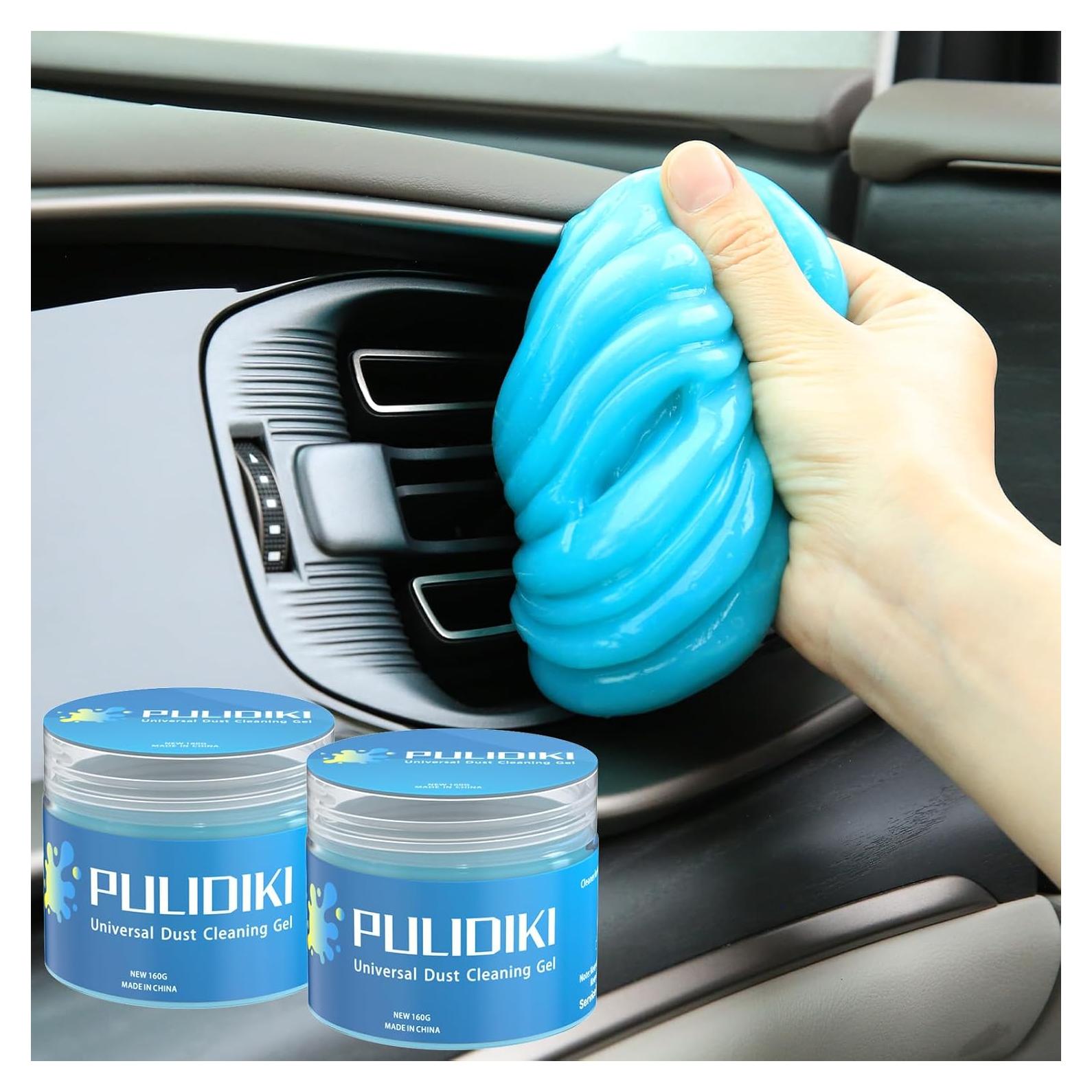 Gel de Limpieza para Autos PULIDIKI Azul 2 Pack - Reutilizable