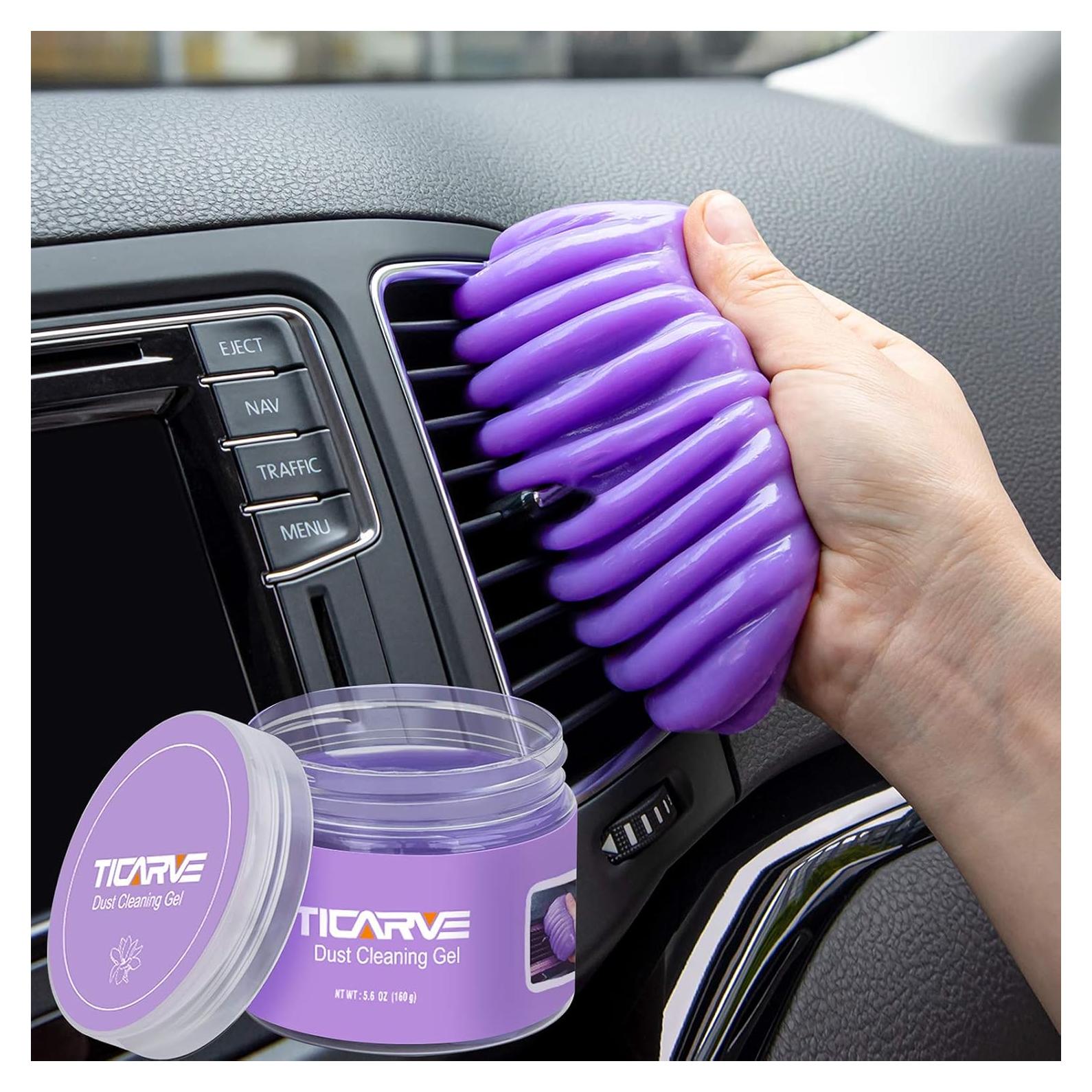 Gel de limpieza TICARVE para automóviles 190g color púrpura