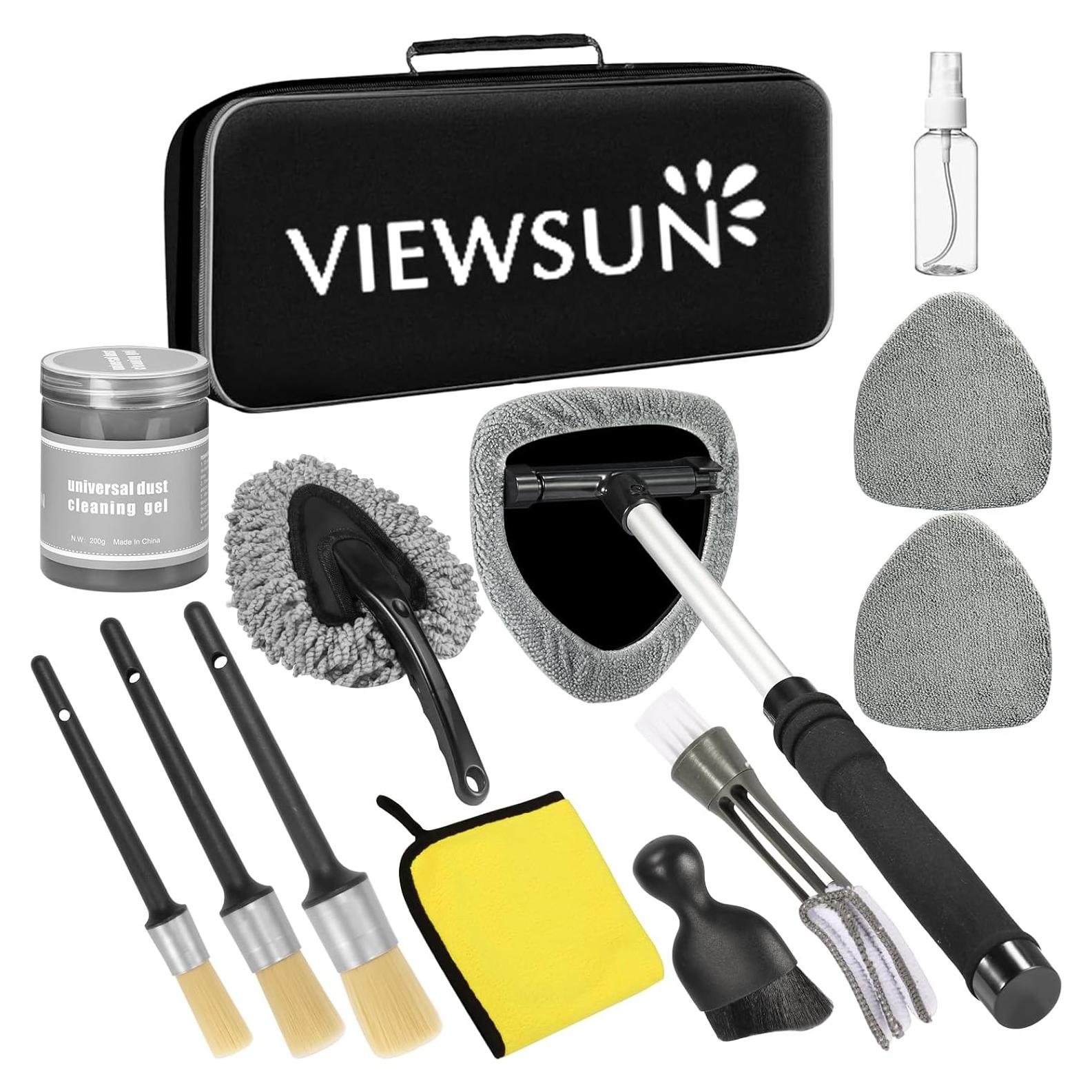 Kit de Limpieza Interior de Coche Viewsun 13 Piezas VS-LT0507