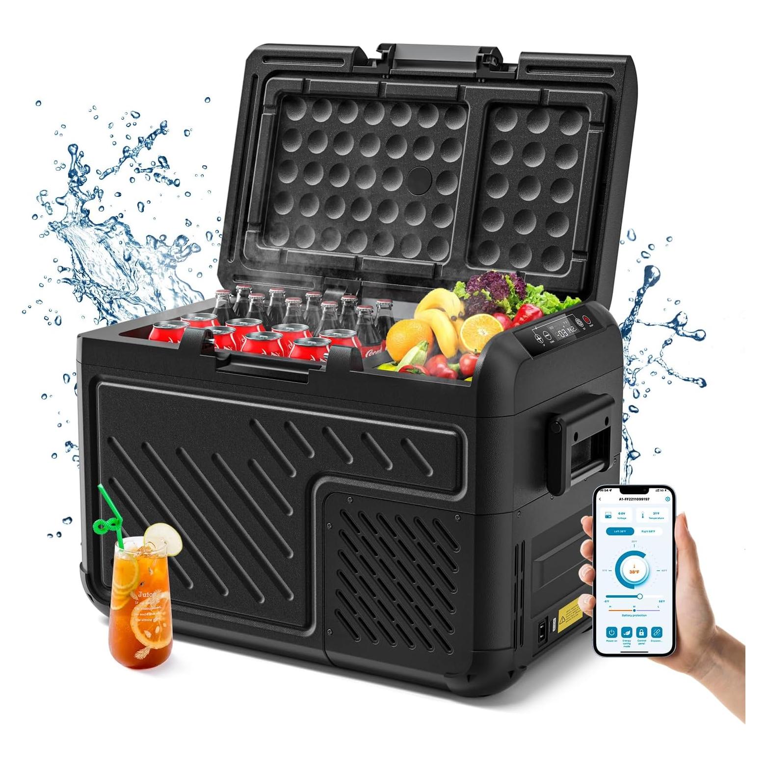 Refrigerador Portátil WOLFBOX 26QT 12V para Coche y Camping