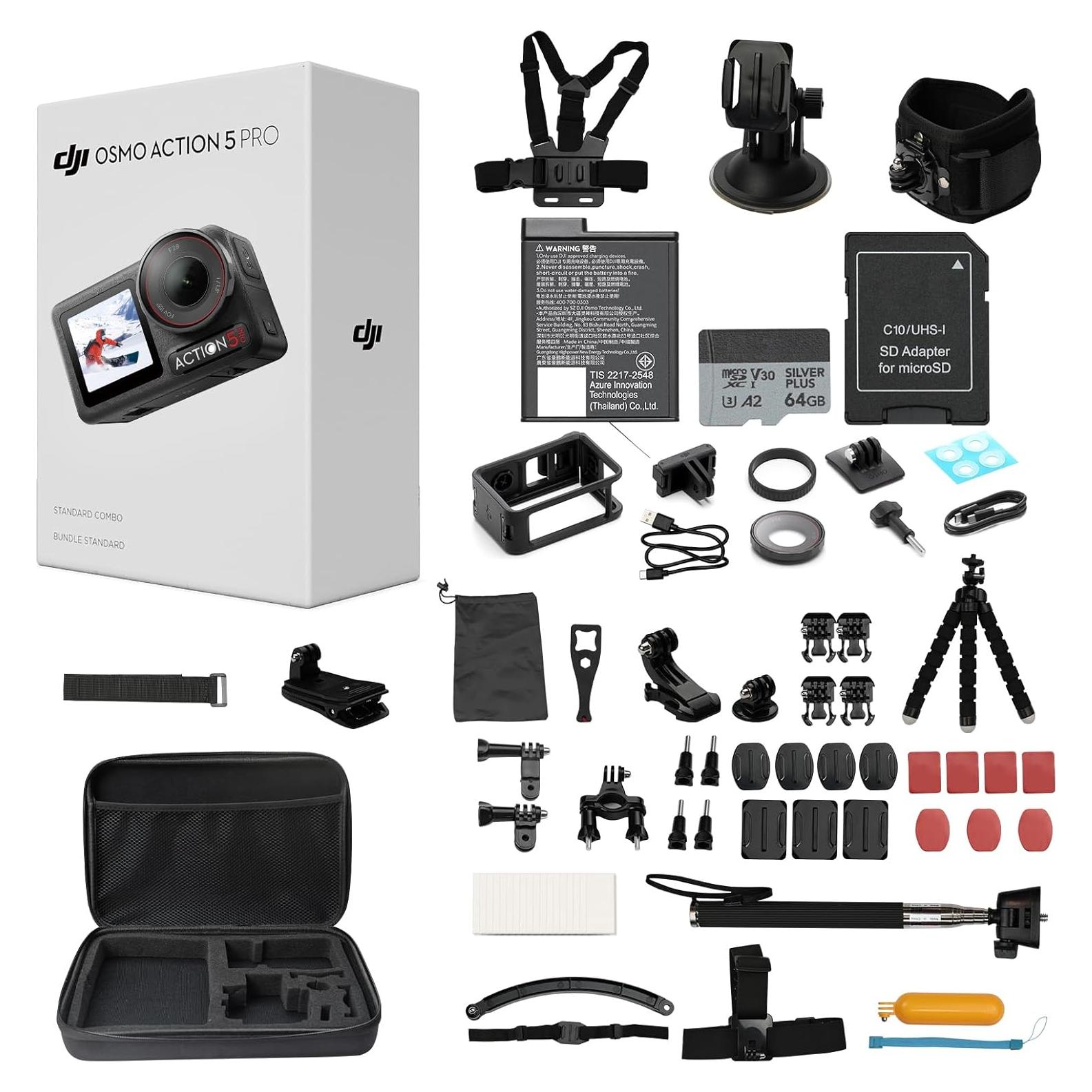 Cámara de Acción DJI Osmo Action 5 Pro Combo 4K 120fps