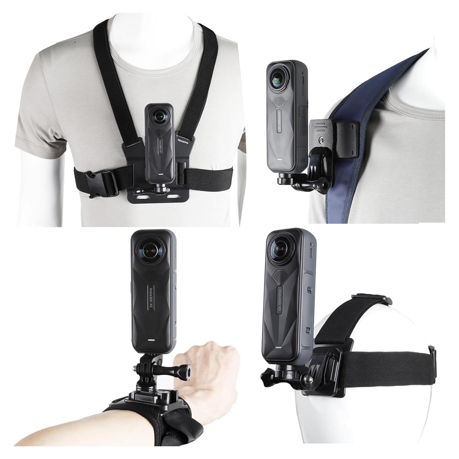 Kit de Accesorios para Cámaras de Acción Pellking - Insta360 y GoPro