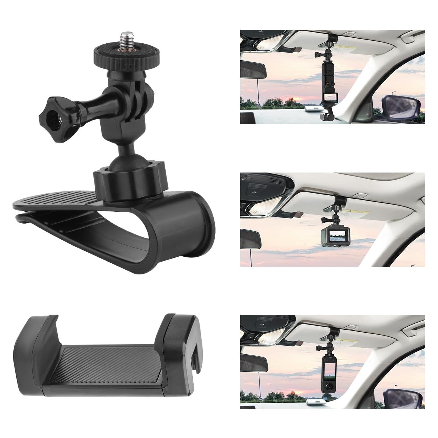 Soporte de Visera Solar para Coche Flymile CV1 - Compatible con GoPro e Insta360