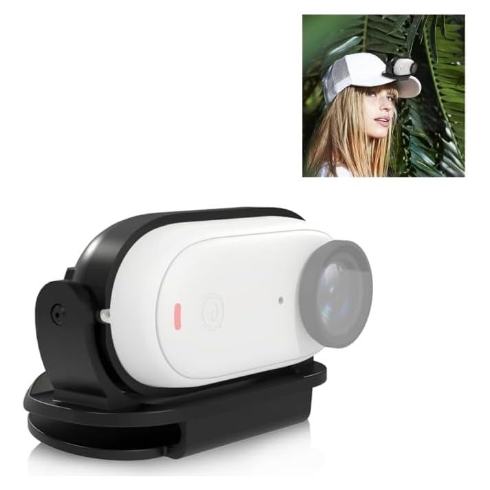 Clip Magnético PULUZ para Sombrero Insta360 GO3/GO 3S - Ligero y Ajustable