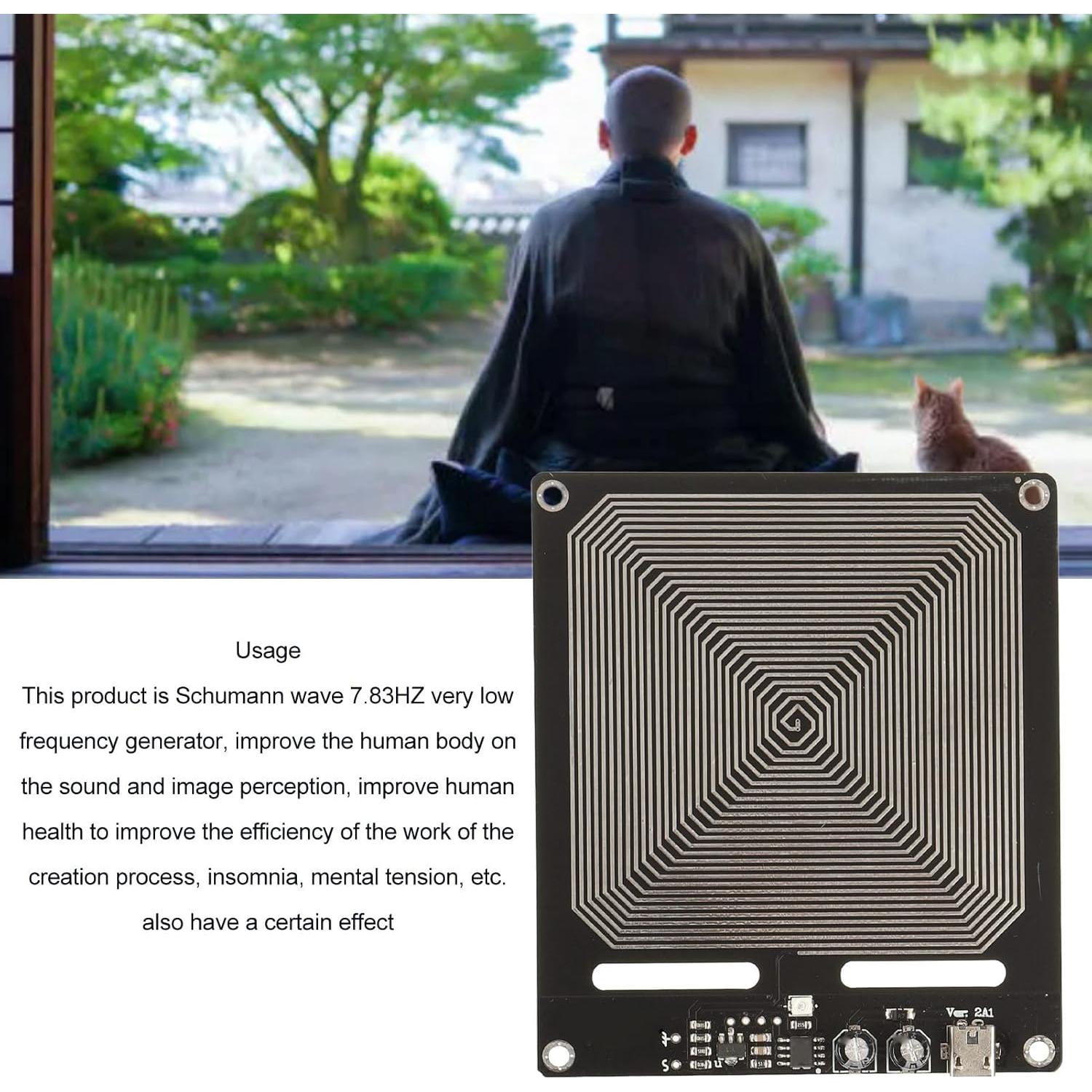 Generador de Frecuencia Schumann 7.83Hz Yoidesu 5V 0.5A