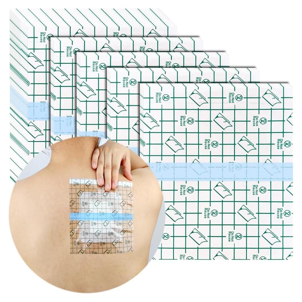 Vendaje Impermeable Post-Tatuaje Hola Health 15.24x15.24 cm (50 pcs)