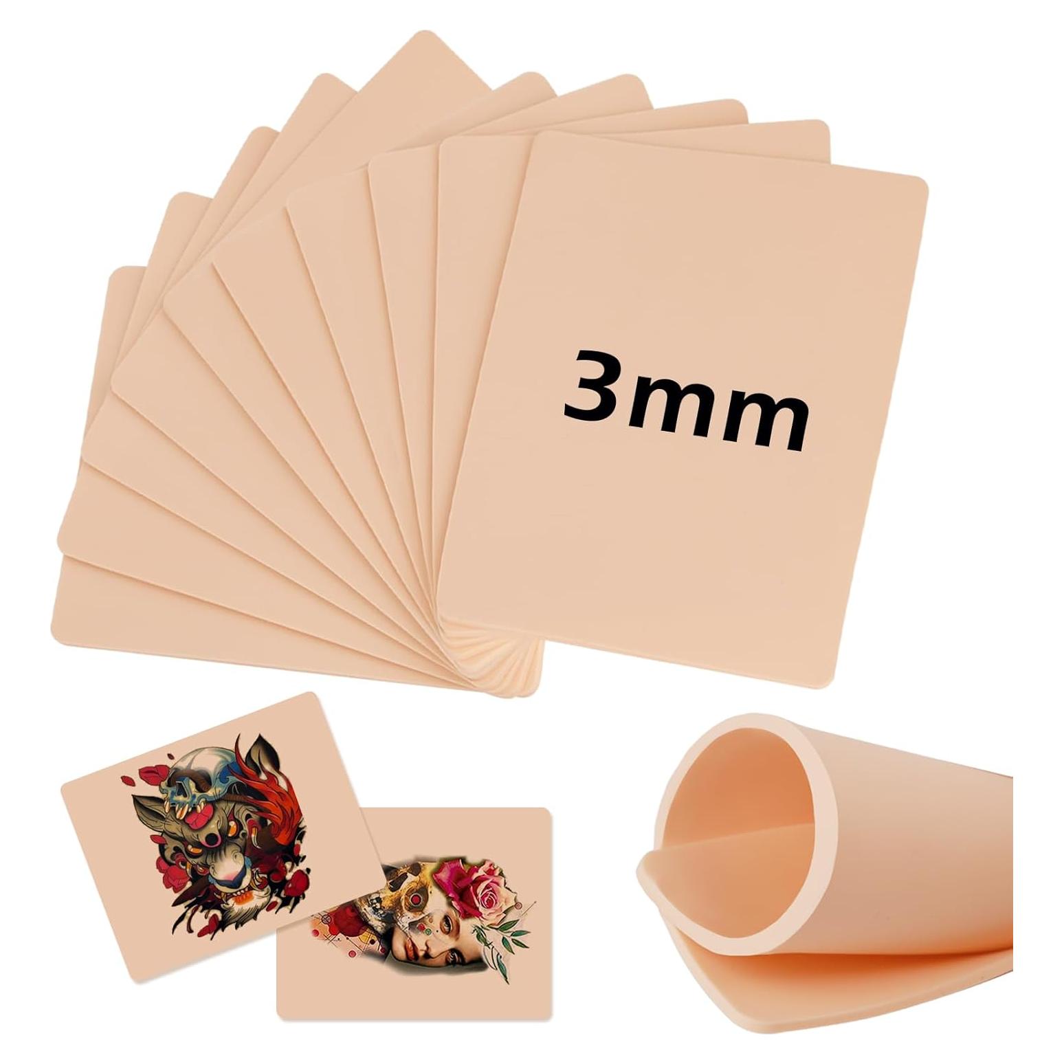 Piel Falsa Premium Jconly 10 Pcs 20x15.24 cm para Tatuaje