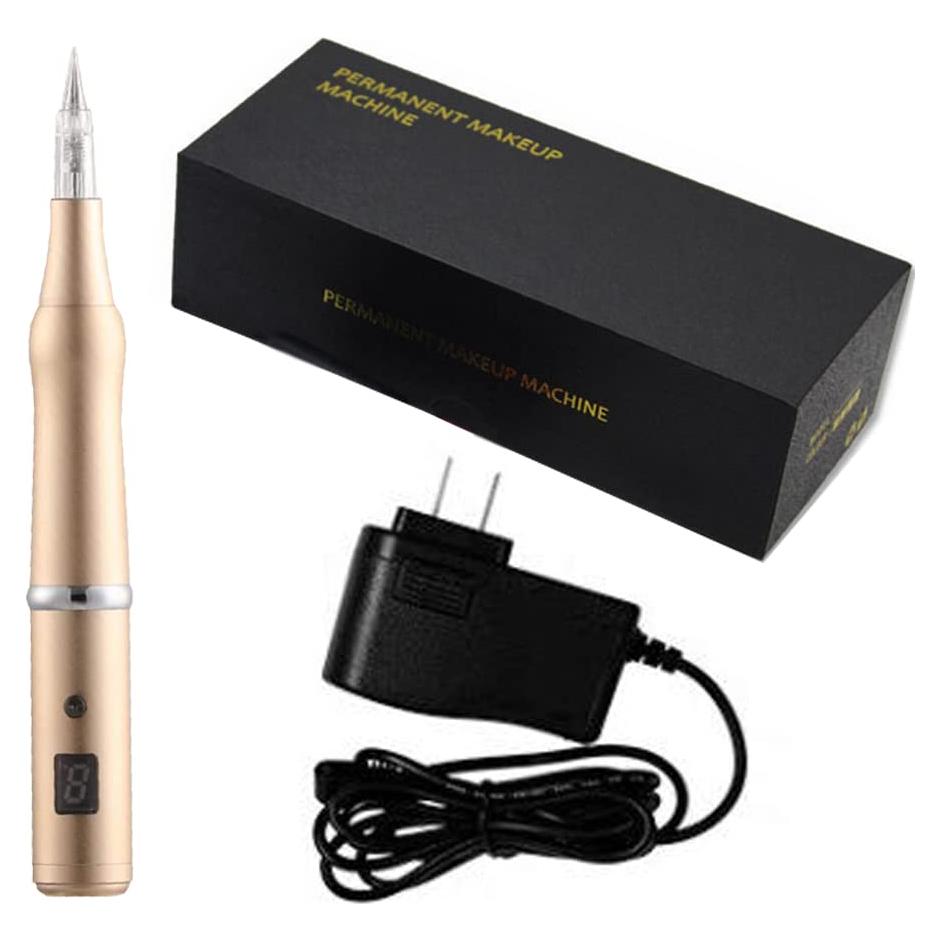 Máquina de Tatuaje Permanente Inalámbrica Mingshops RB52 Dorada