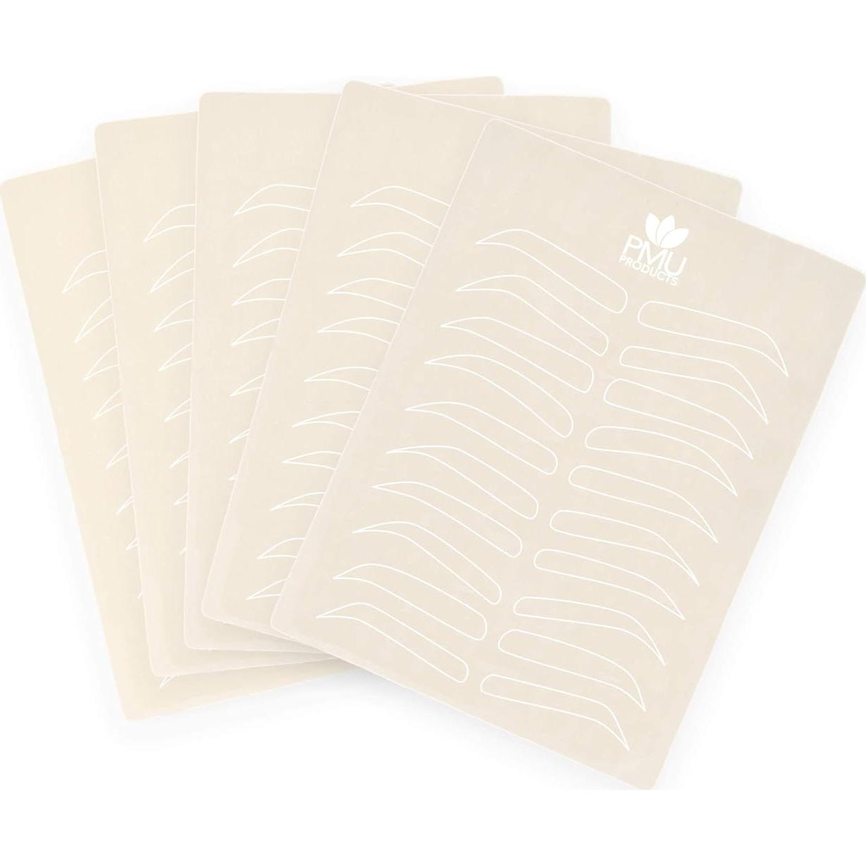 Piel de Práctica Microblading Genetek 5 Unidades Doble Cara