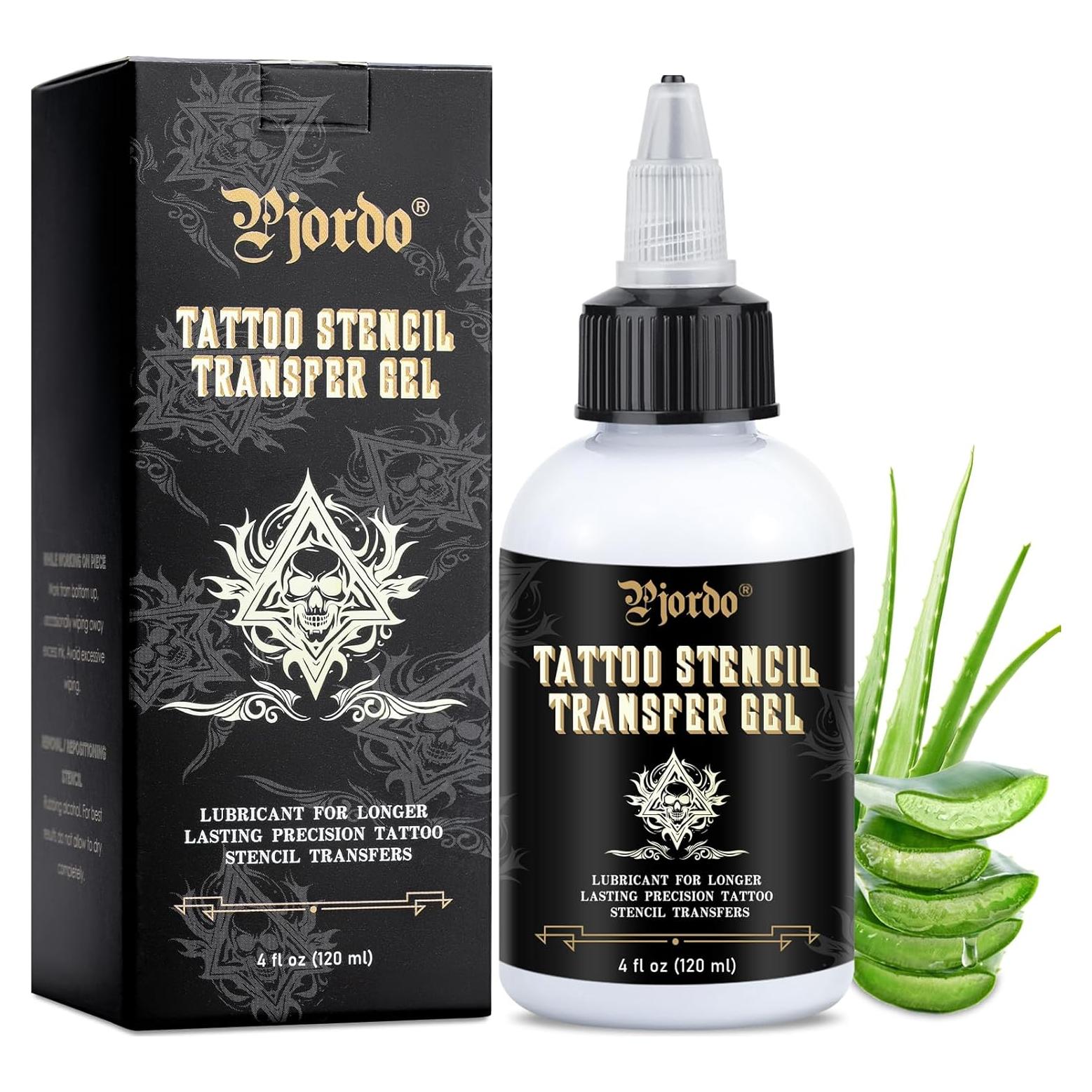 Gel de Transferencia de Tatuaje Pjordo 150g - Plantillas Claras