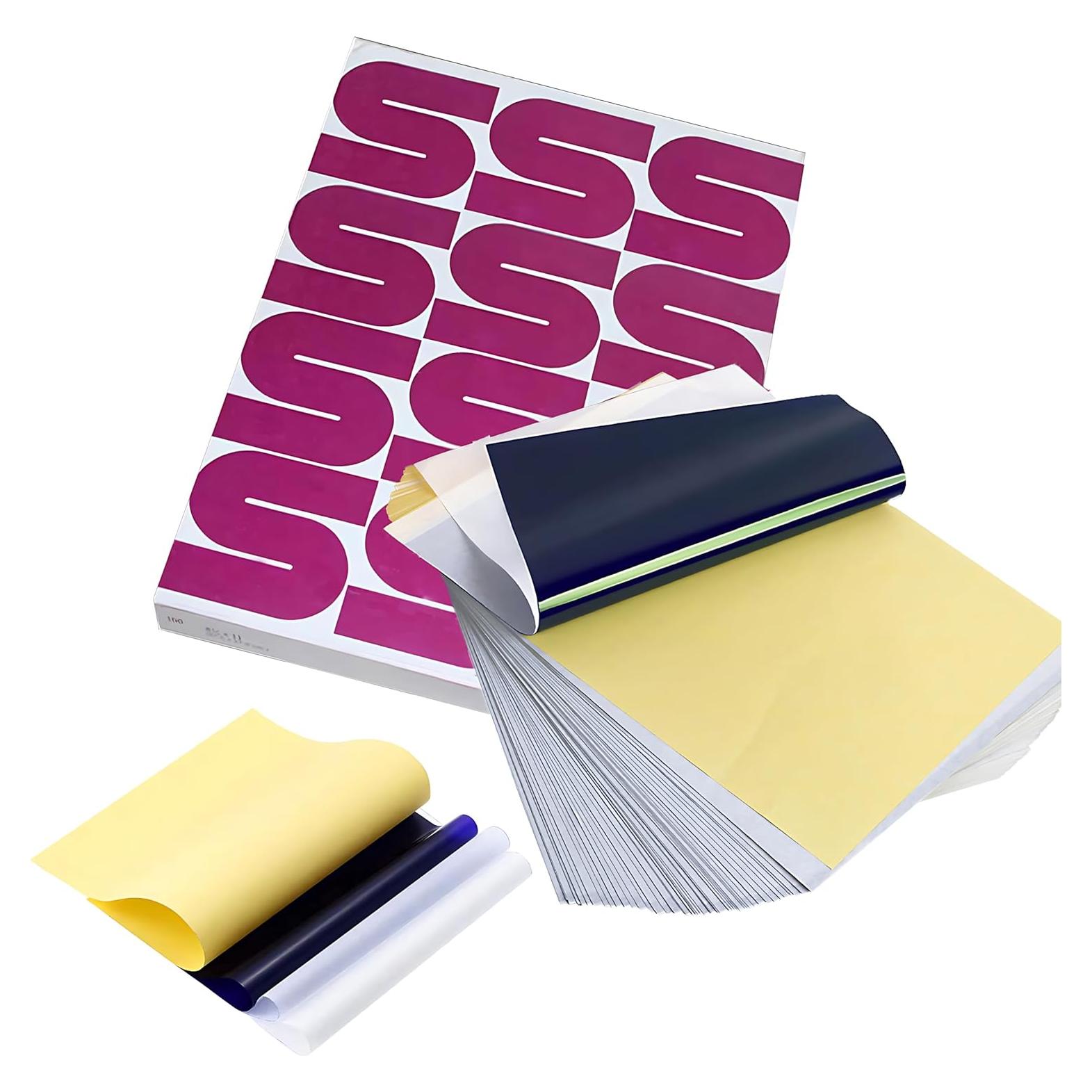 Papel de Transferencia de Tatuajes Damsale 100 Hojas A4 4 Capas