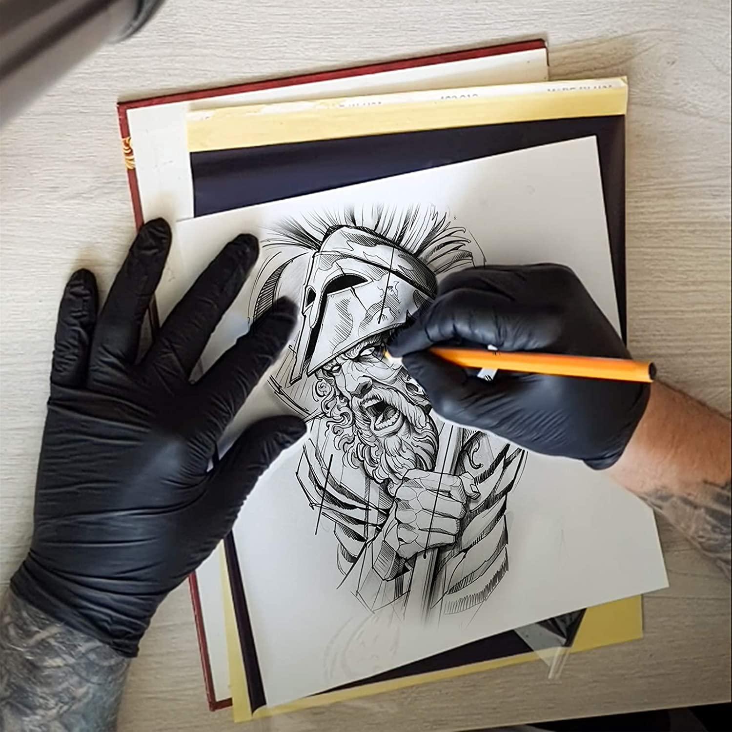 Papel de Transferencia de Tatuaje UPTATSUPPLY 100 Hojas A4