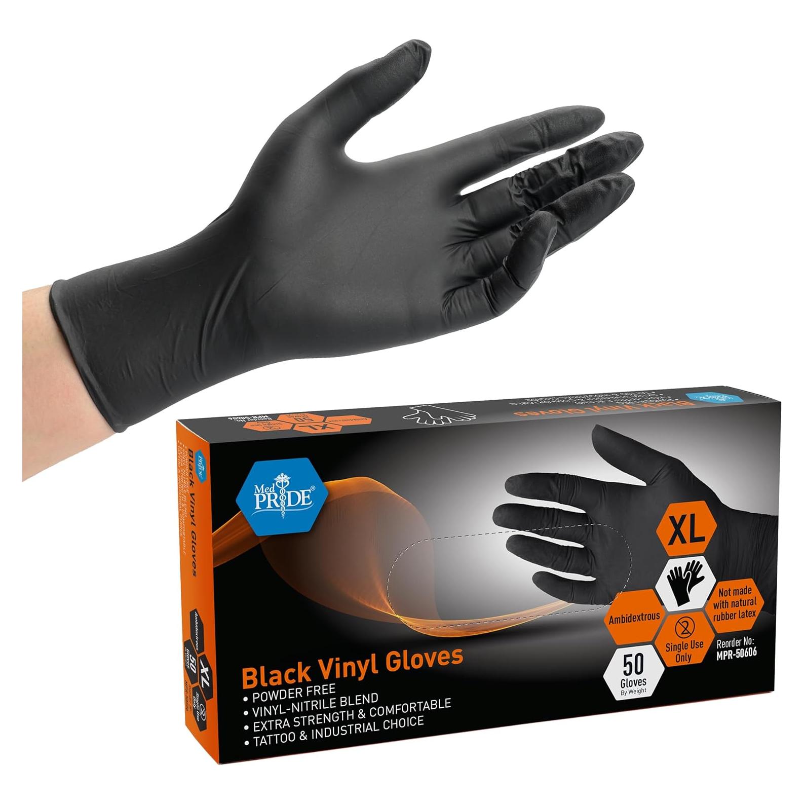 Guantes de Vinilo Descartables Medpride Extra Fuertes 1000 Unidades