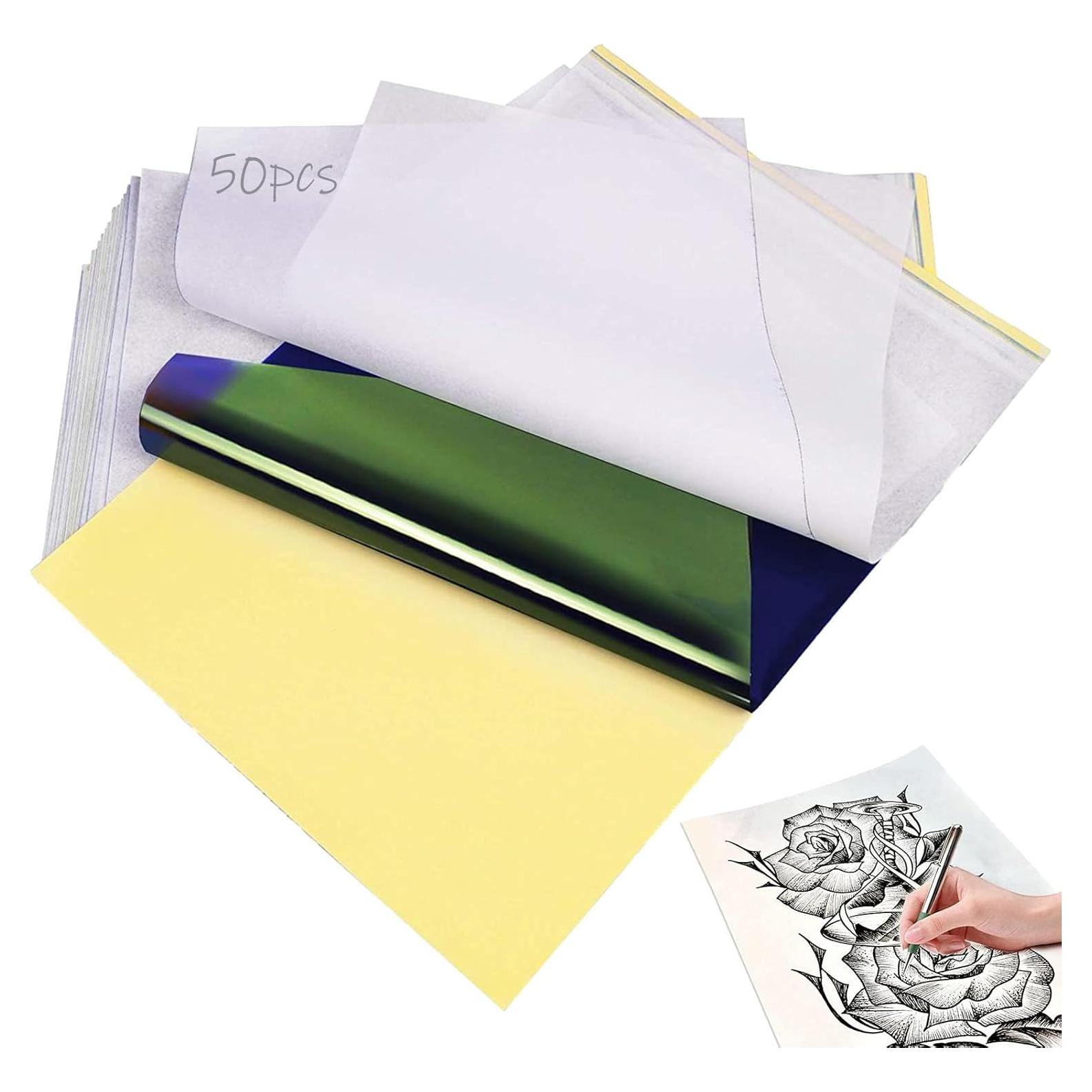 Papel de Transferencia de Tatuajes Usiriy A4 50 Hojas Reutilizables