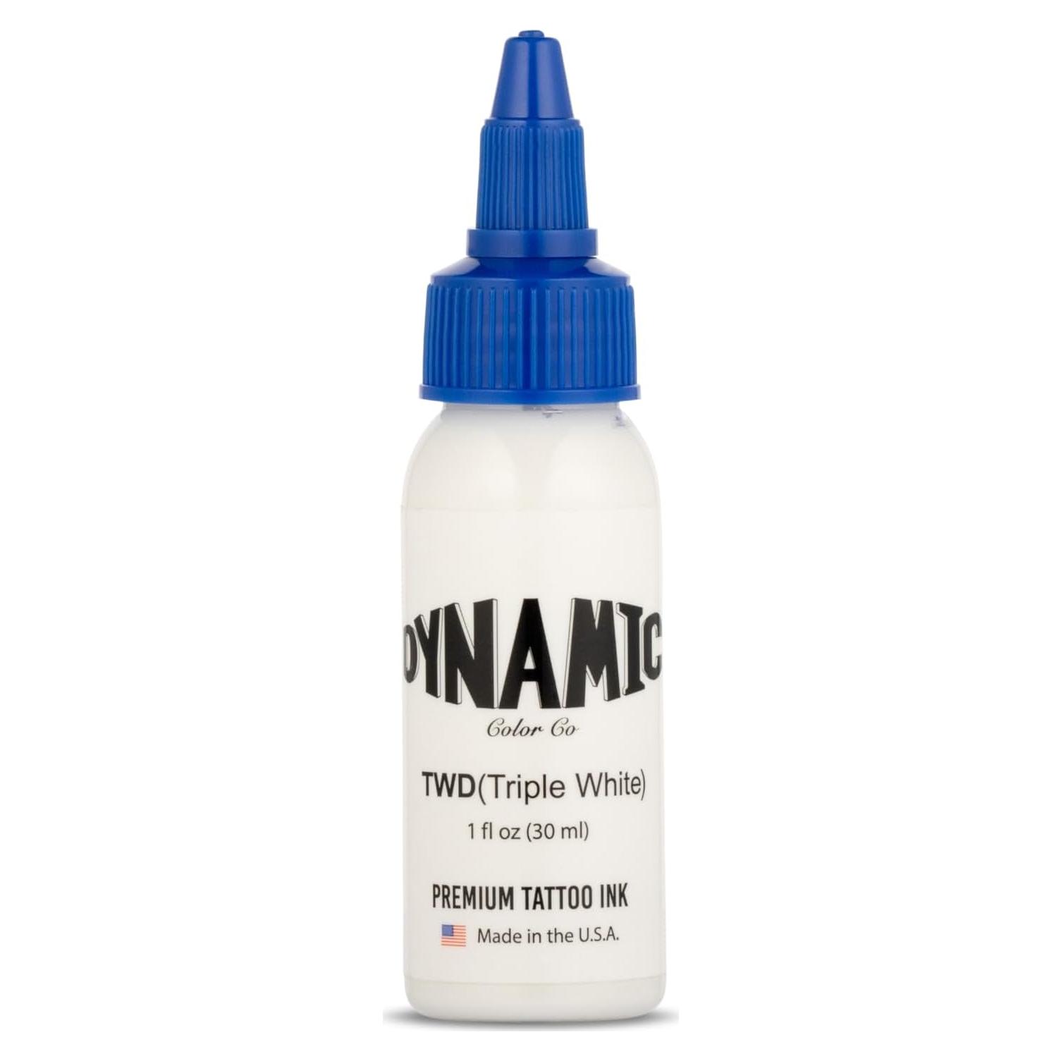 Botella de Tinta Blanca Dynamic Color 1oz (59g) Profesional