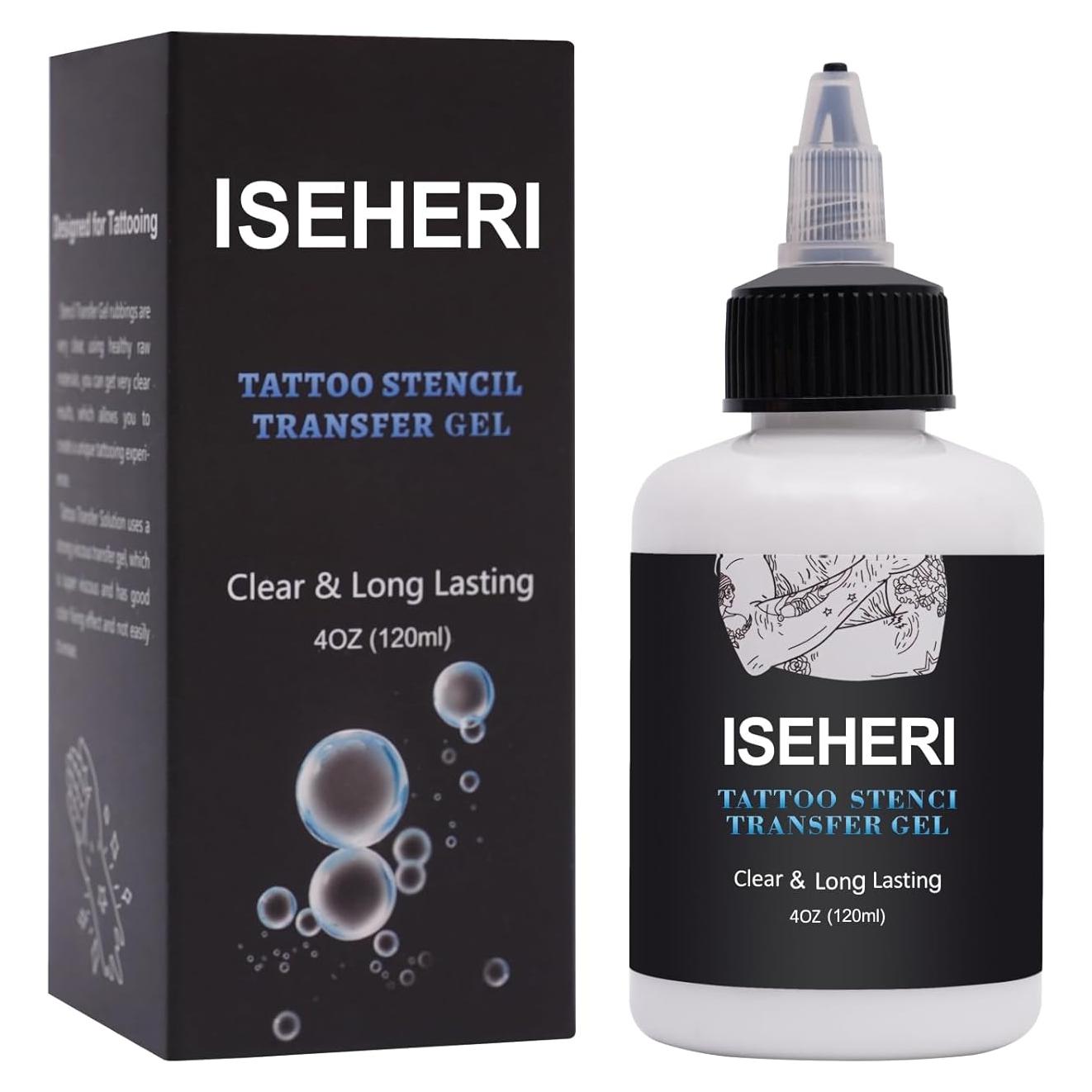 Gel de Transferencia de Tatuaje ISEHERI 113g Hipoalergénico