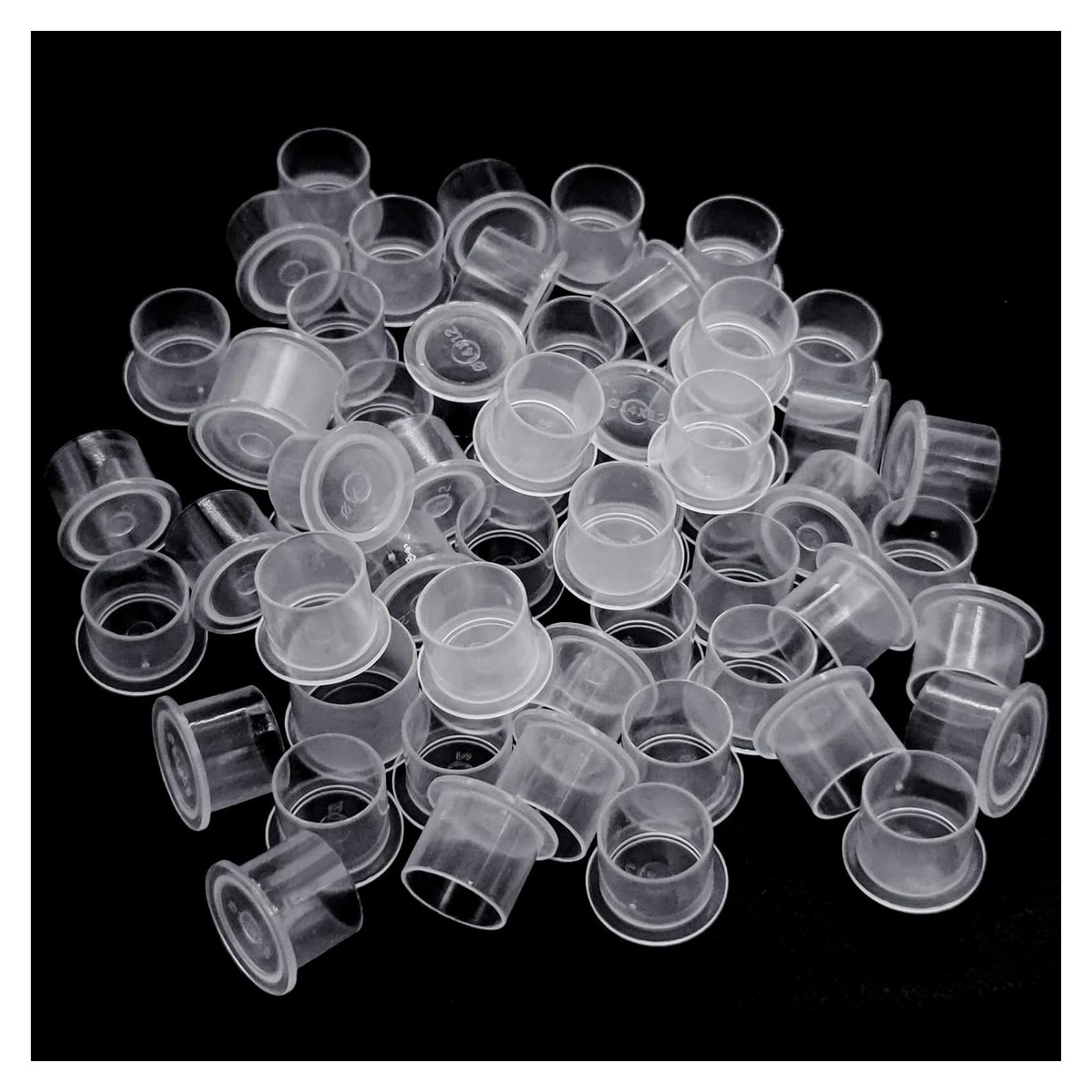 Tazas de Tinta para Tatuajes DERSTRA 300PCS 14mm Desechables