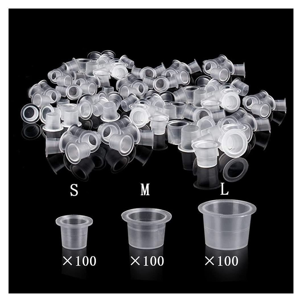 Tazas de Tinta para Tatuajes UPTATSUPPLY 300 Piezas Mixto