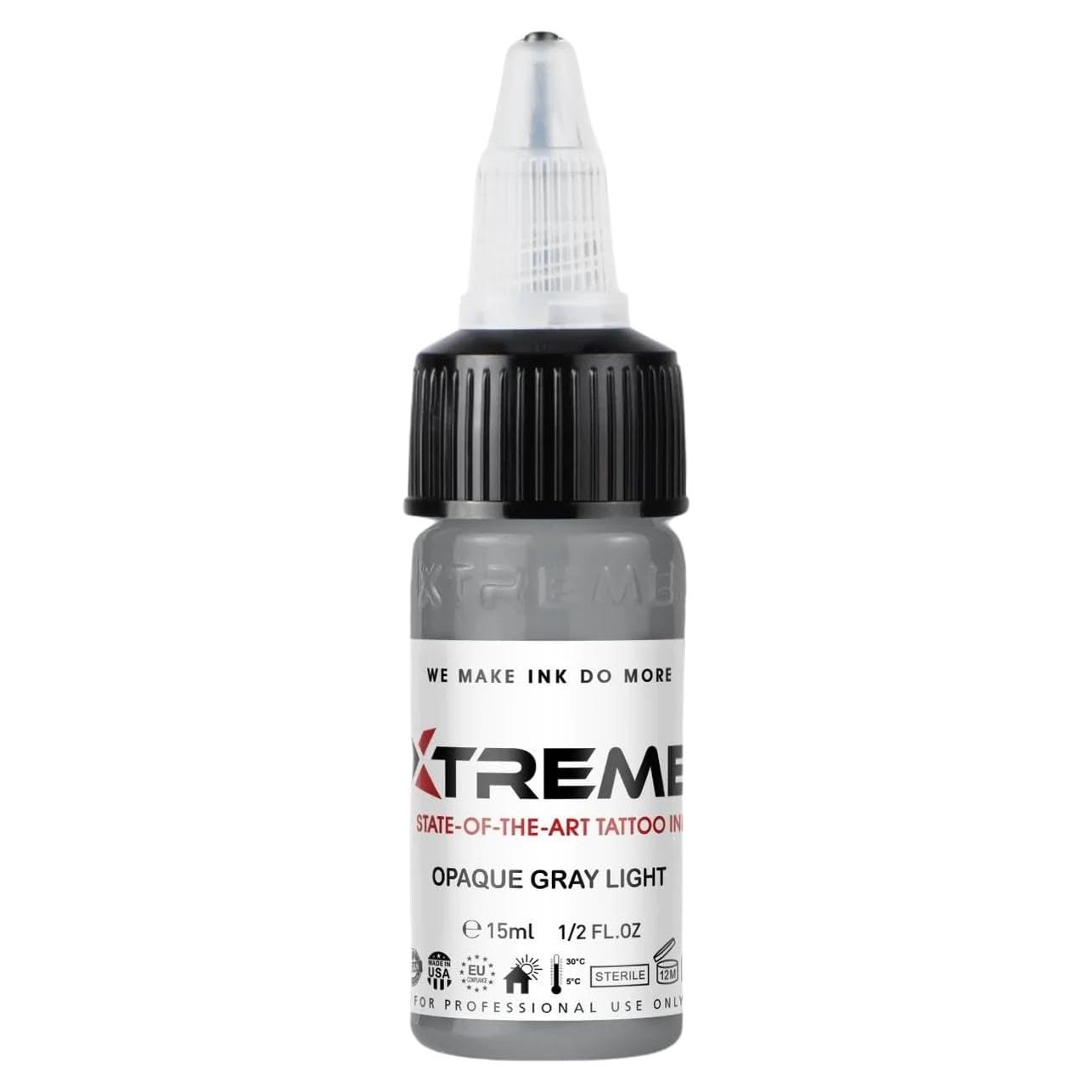 Tinta para Tatuajes Xtreme 0.5 oz Gris Opaco Claro a Base de Agua