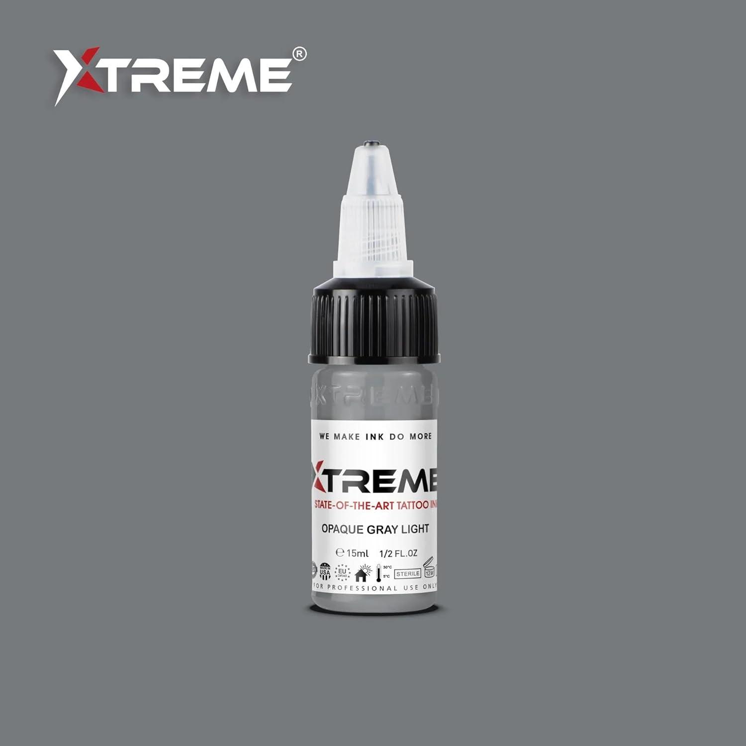 Tinta para Tatuajes Xtreme 0.5 oz Gris Opaco Claro a Base de Agua