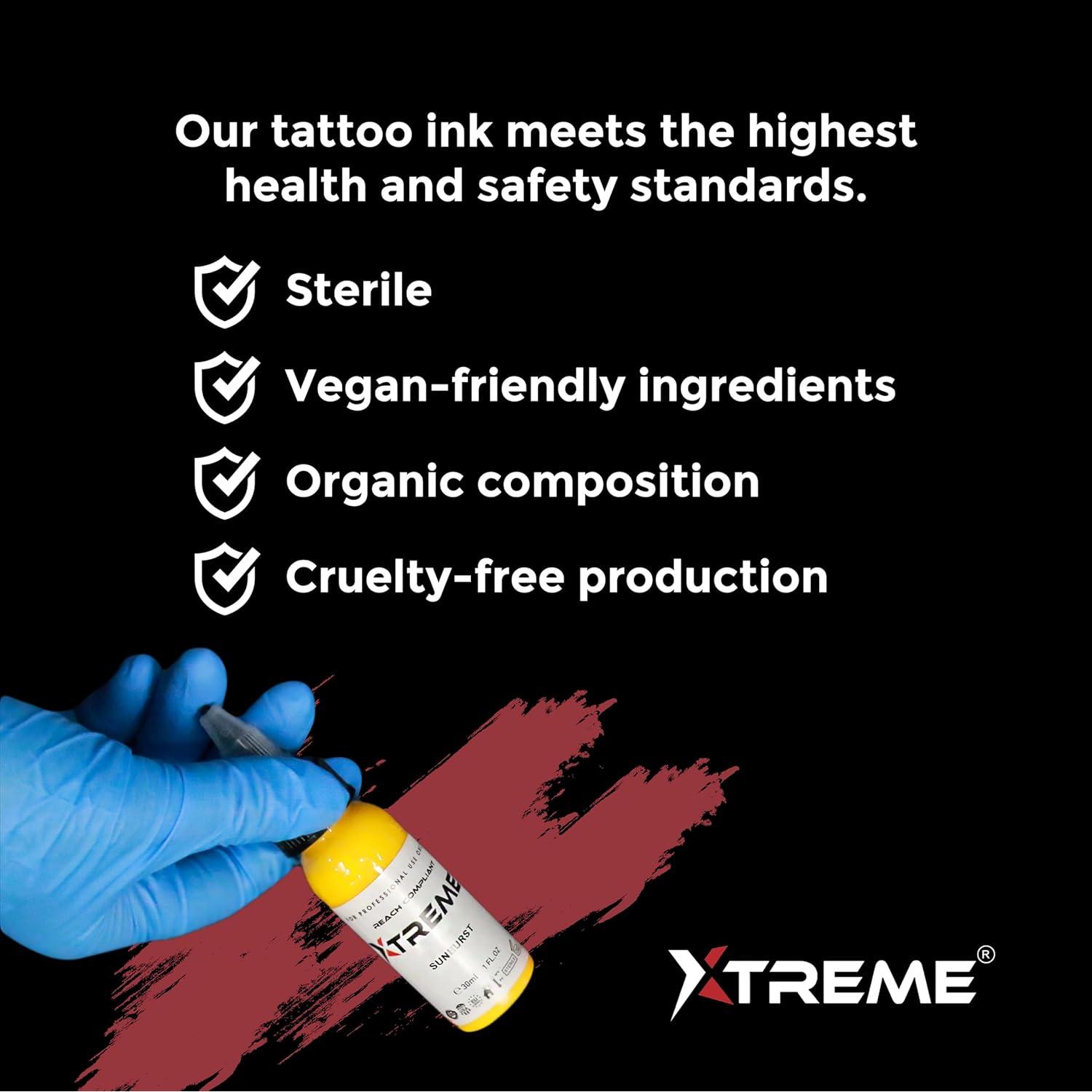 Tinta para Tatuajes Xtreme 0.5 oz Gris Opaco Claro a Base de Agua