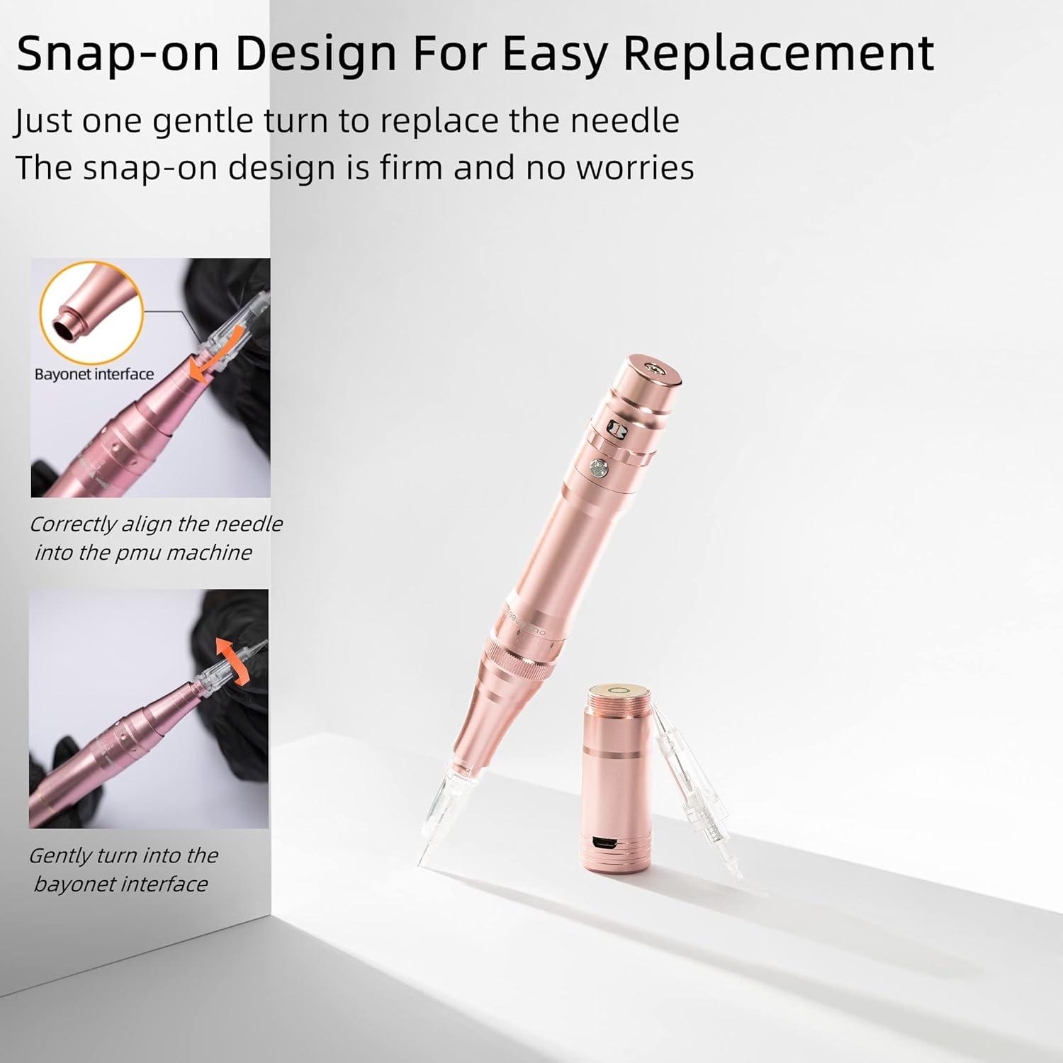 Agujas PMU Desechables 10 PCS 1P/1R para Microblading