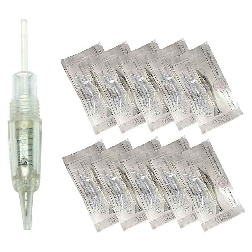 Cartuchos de Maquillaje Permanente Pinkiou 1RL - 10 Piezas