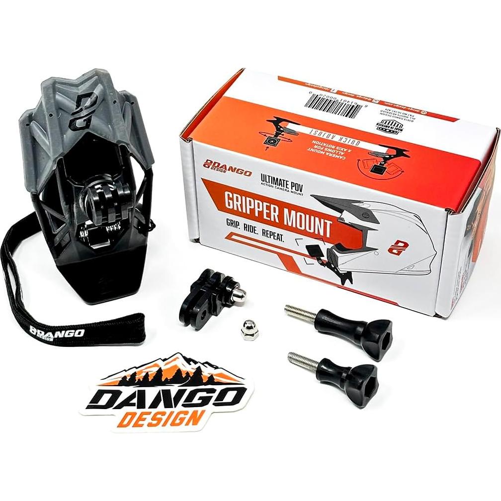 Soporte Gripper Dango Design para GoPro - Negro, 12.7x7x7 cm