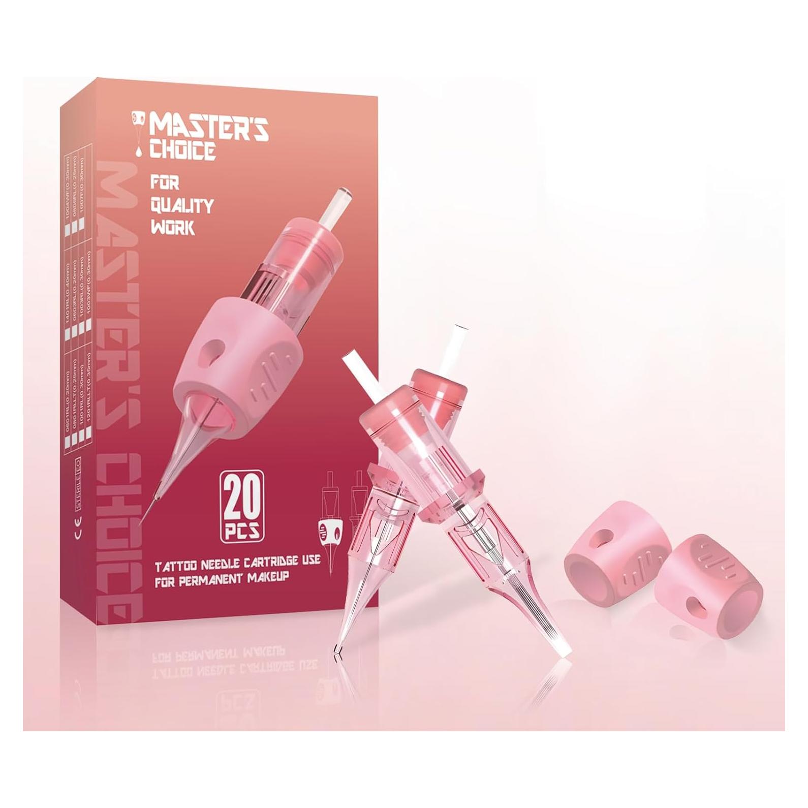 20 Agujas de Cartucho Tatuaje Desechables PMUBEAUTY 0.3mm